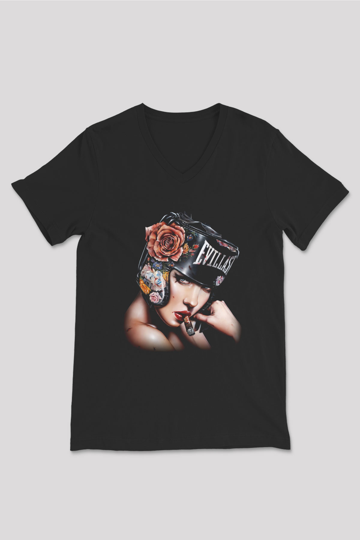 Unisex V Yaka Tişört TSR147
