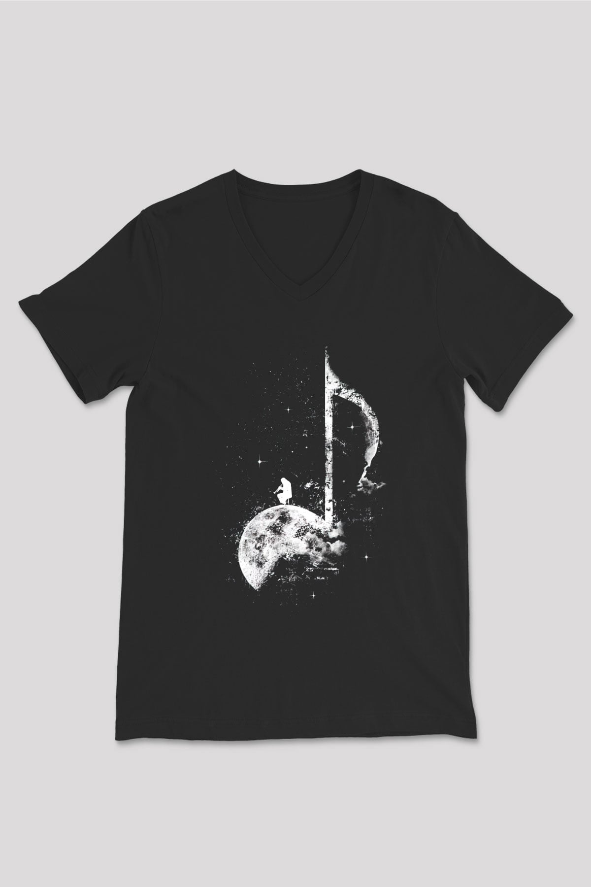 Unisex V Yaka Tişört TSR156