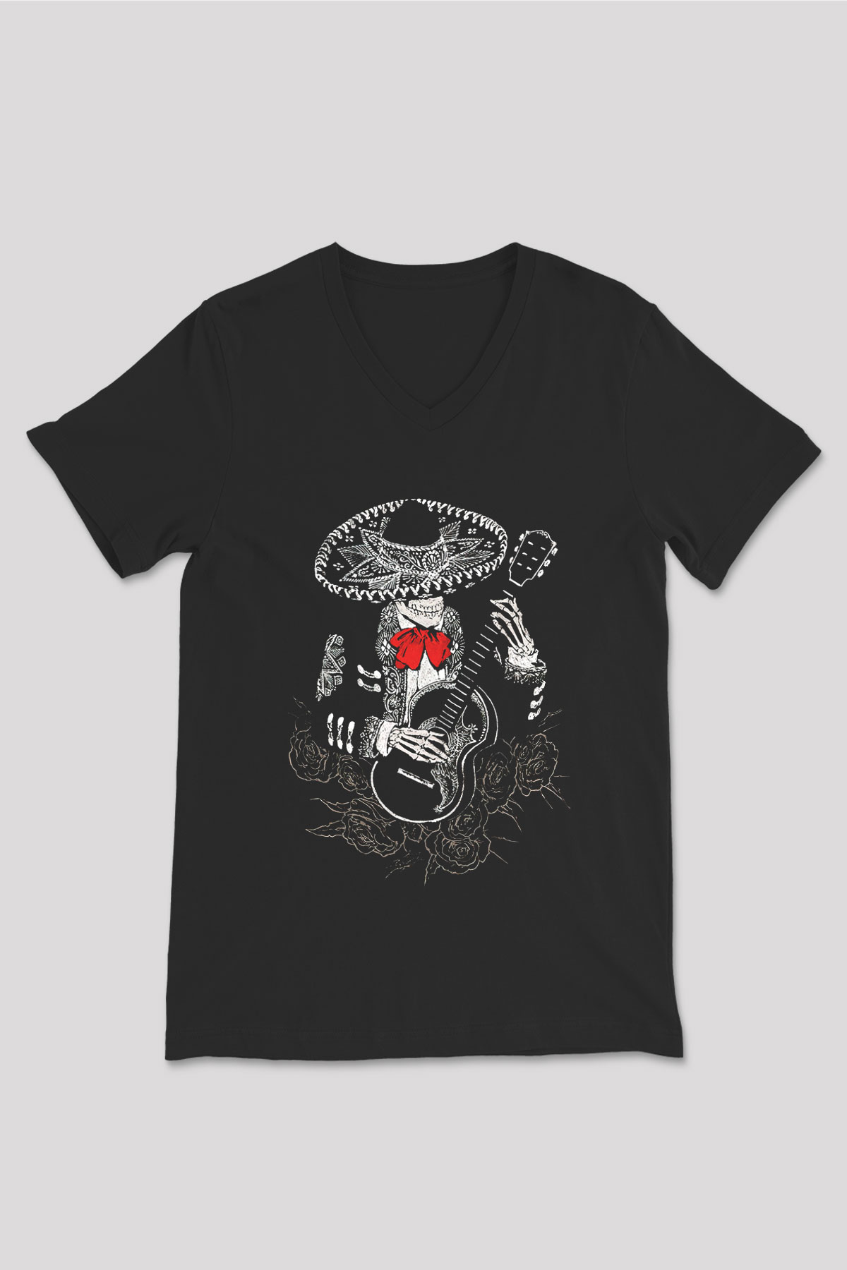 Unisex V Yaka Tişört TSR158