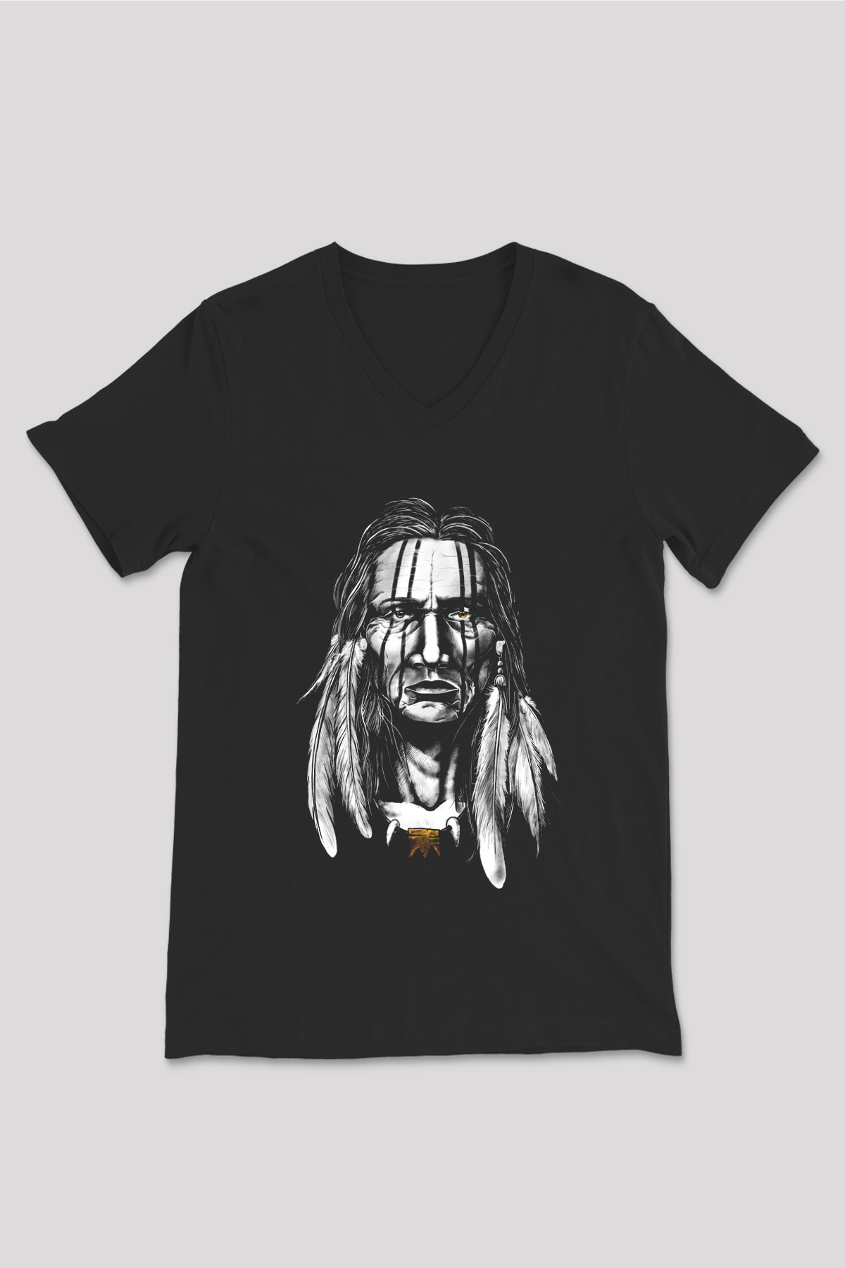 Unisex V Yaka Tişört TSR161
