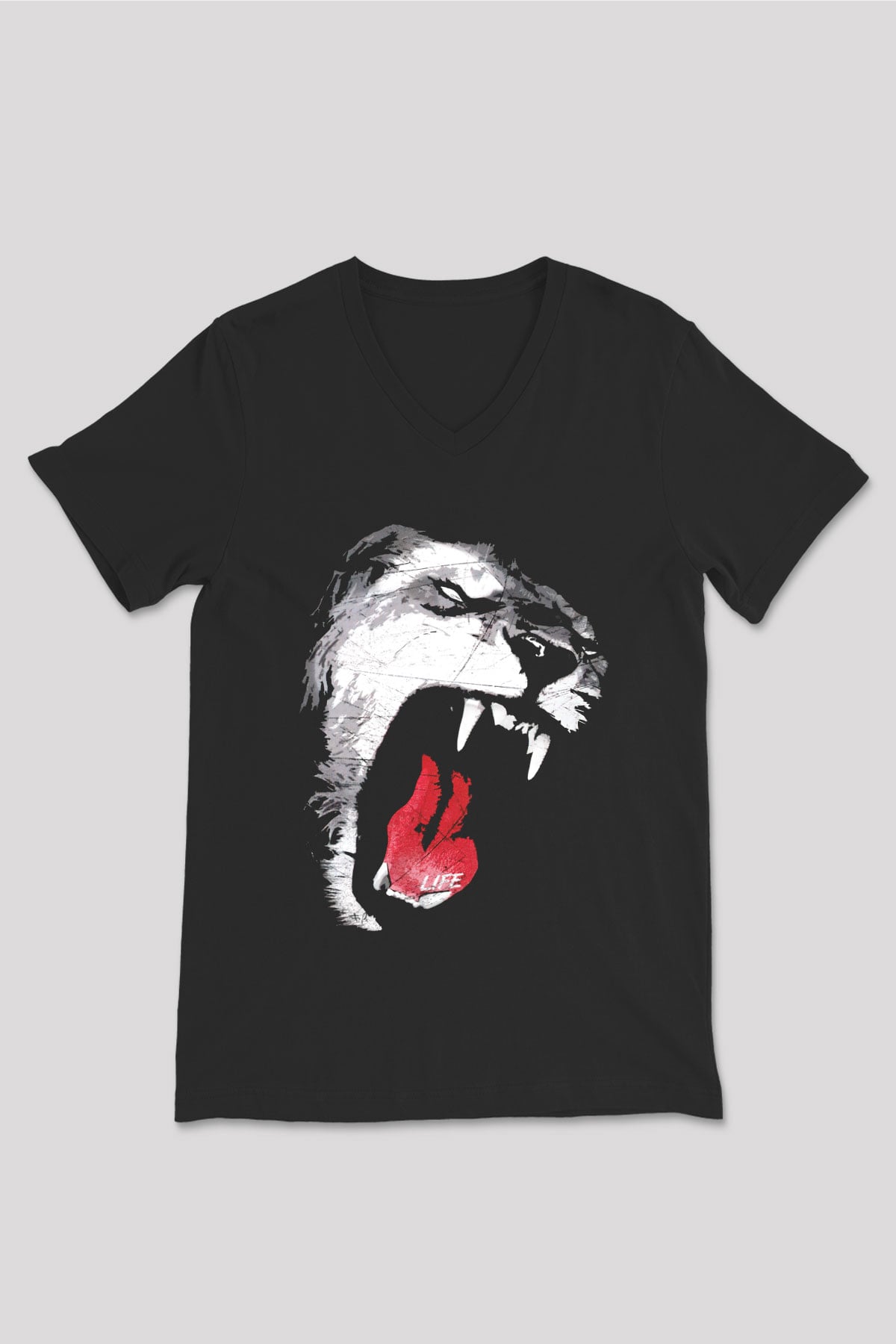Unisex V Yaka Tişört TSR172