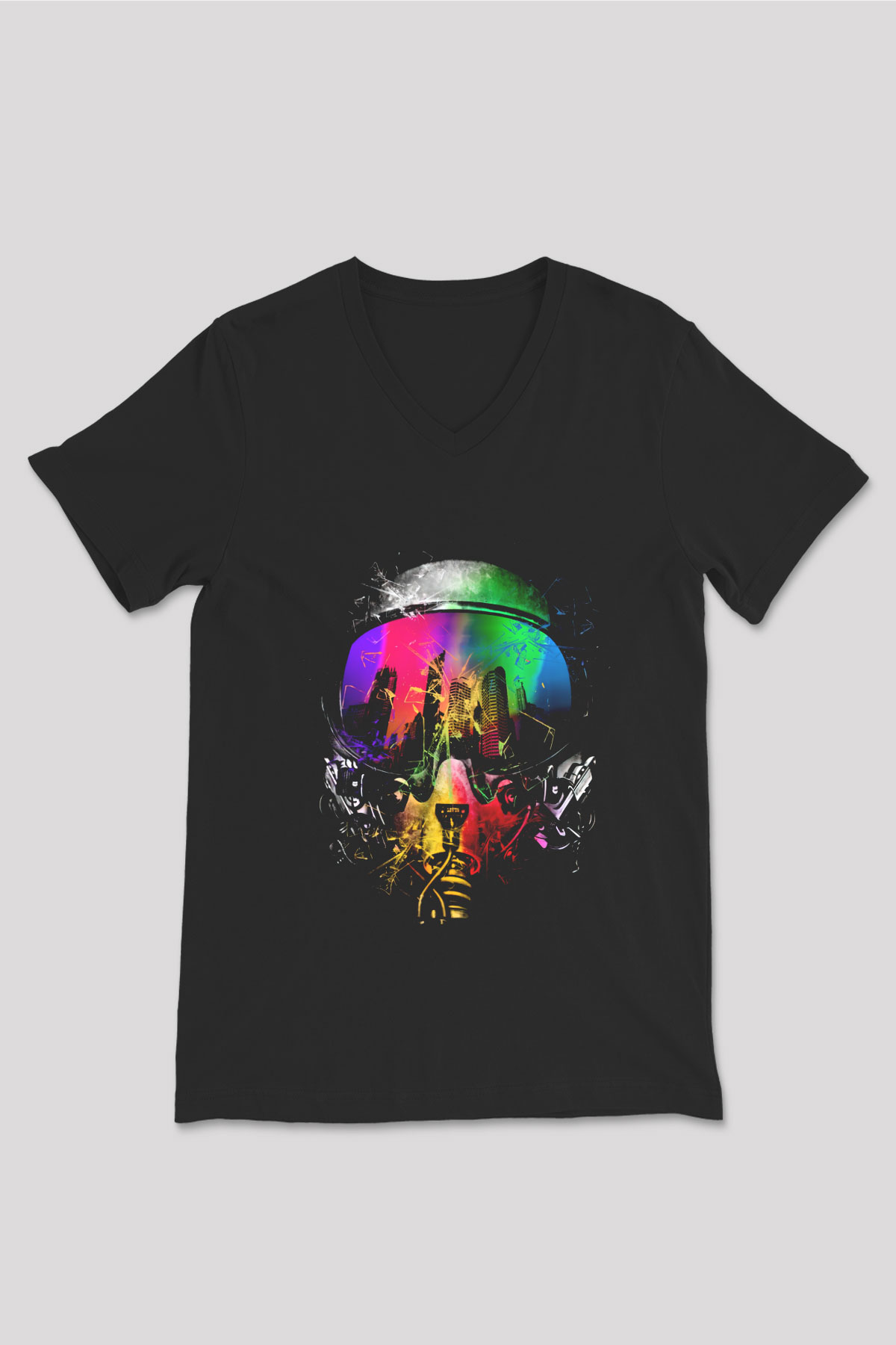 Unisex V Yaka Tişört TSR26