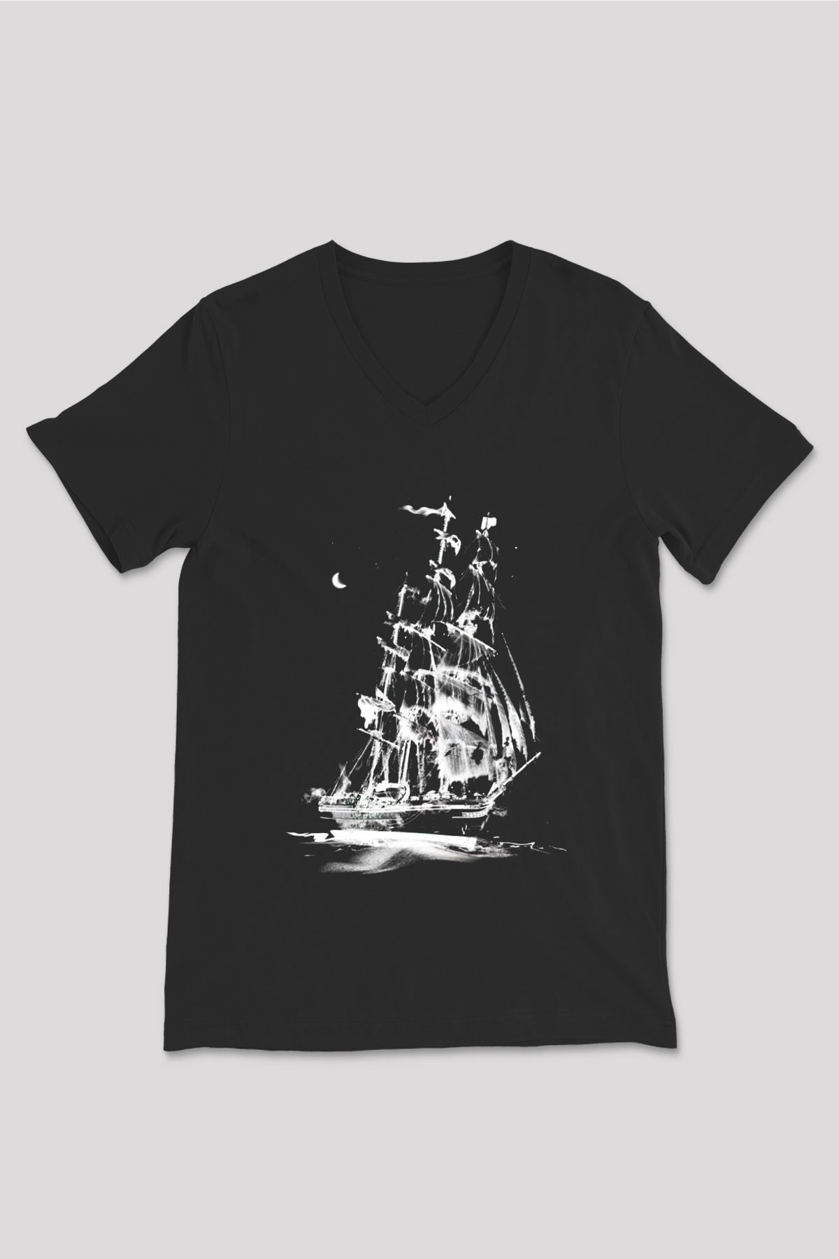 Unisex V Yaka Tişört TSR31