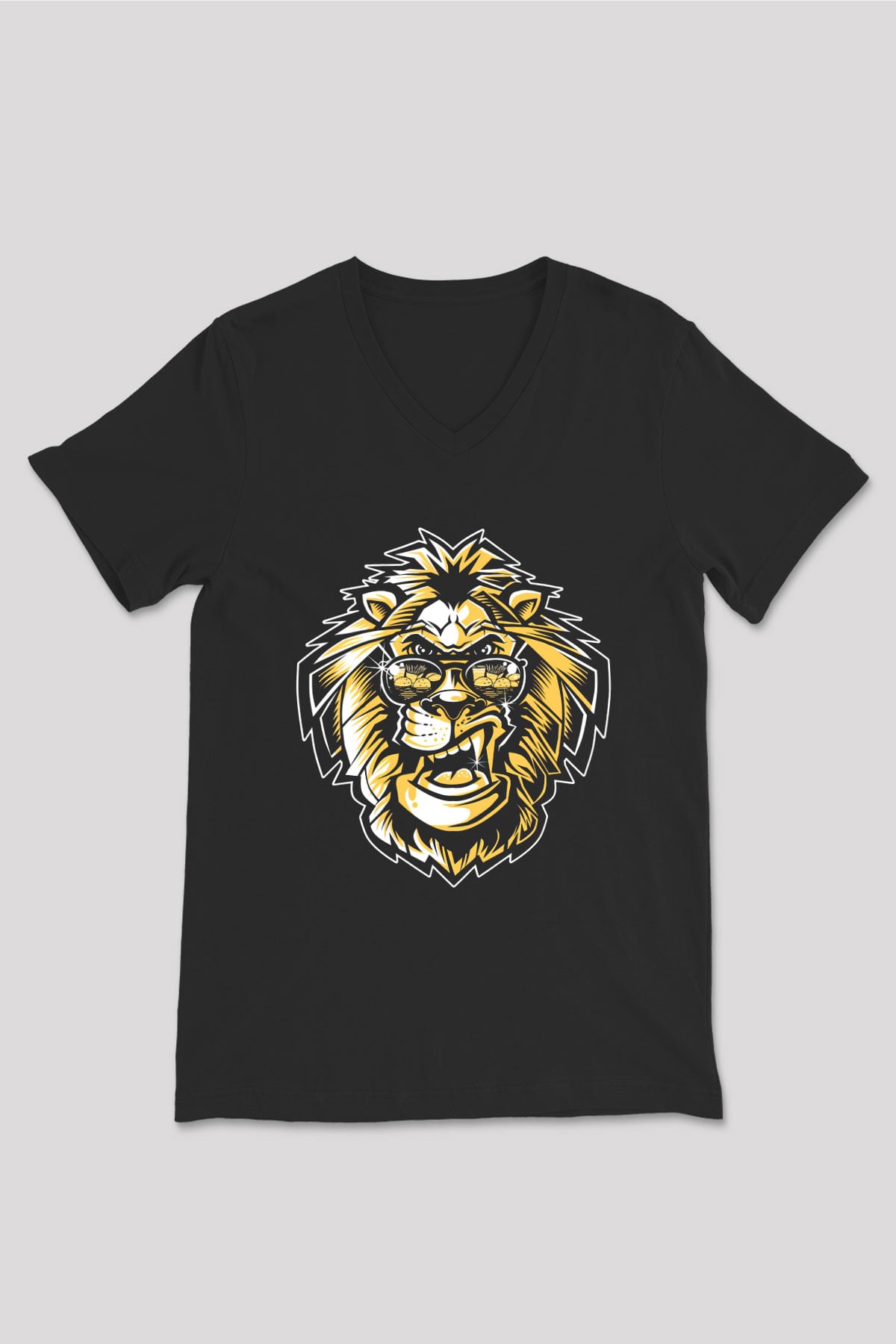 Unisex V Yaka Tişört TSR36