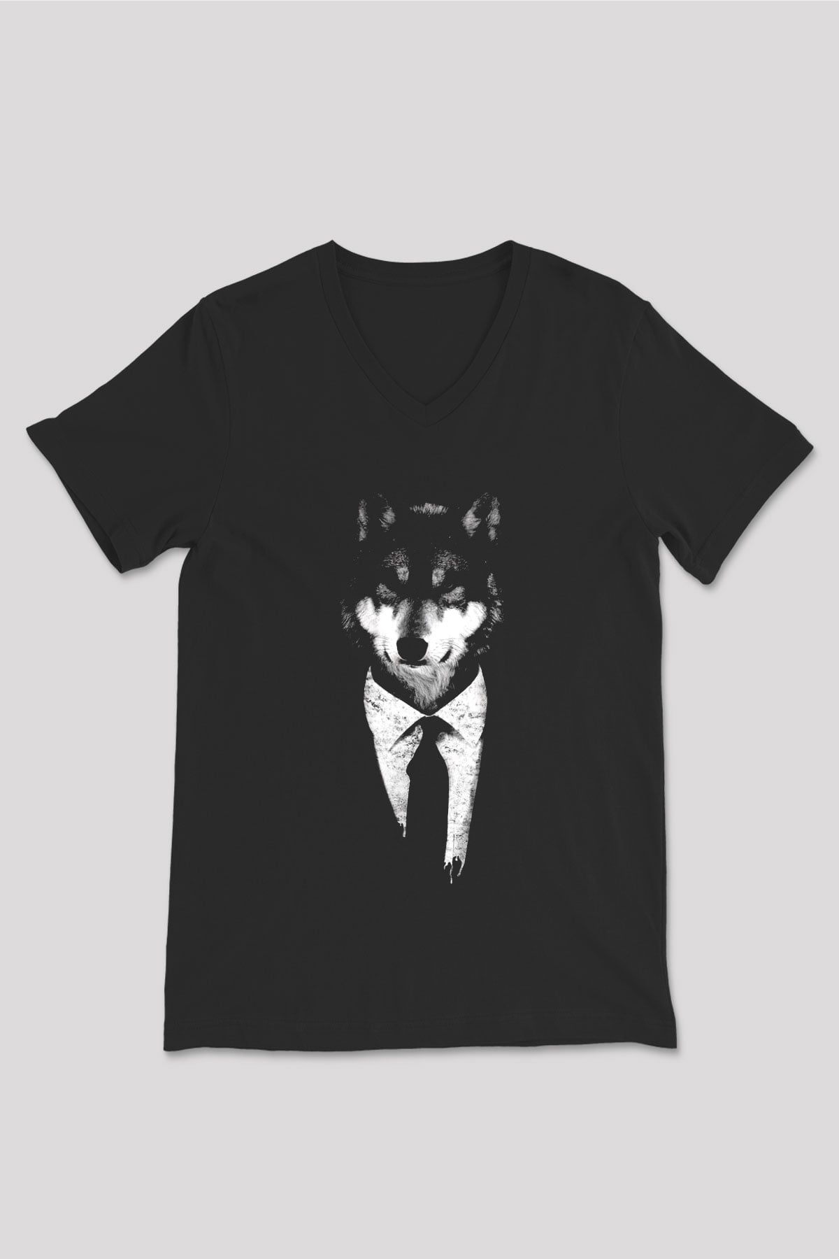 Unisex V Yaka Tişört TSR514