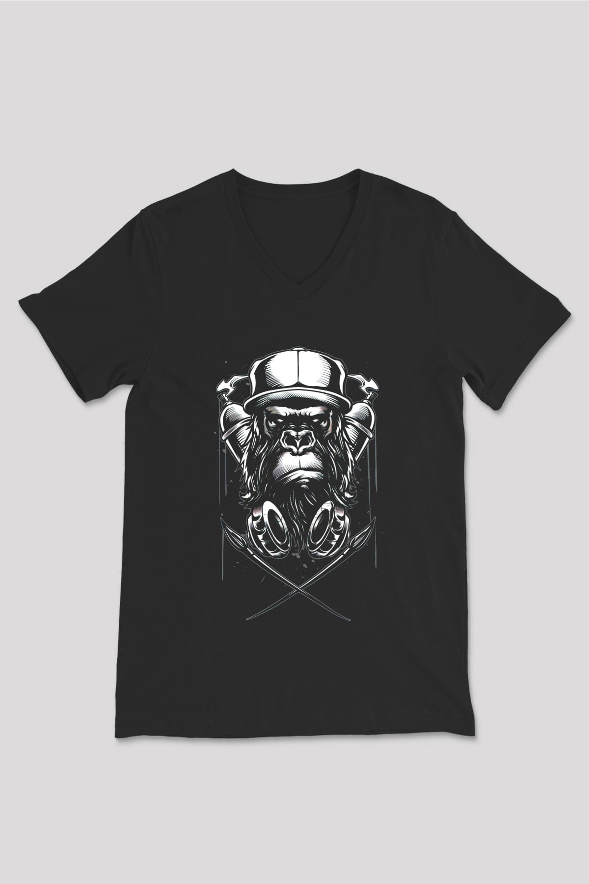 Unisex V Yaka Tişört TSR53