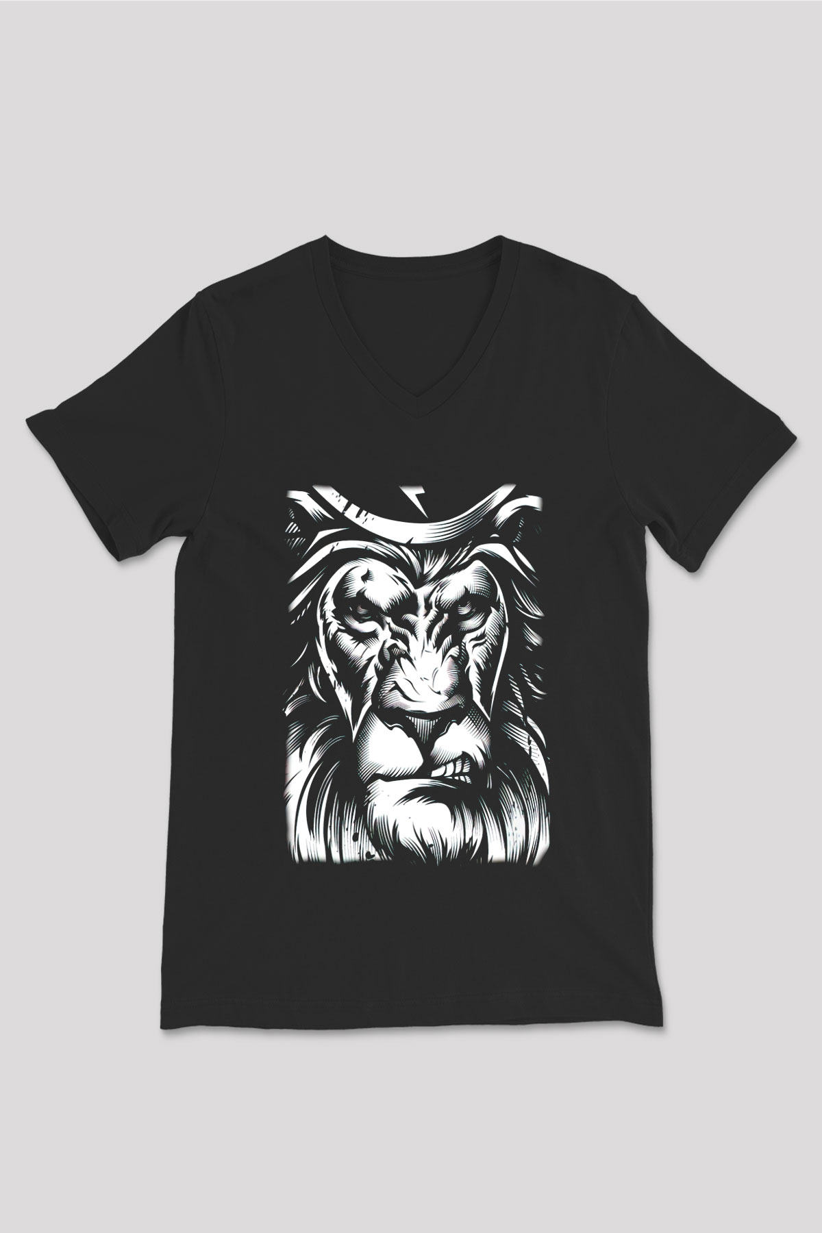 Unisex V Yaka Tişört TSR57