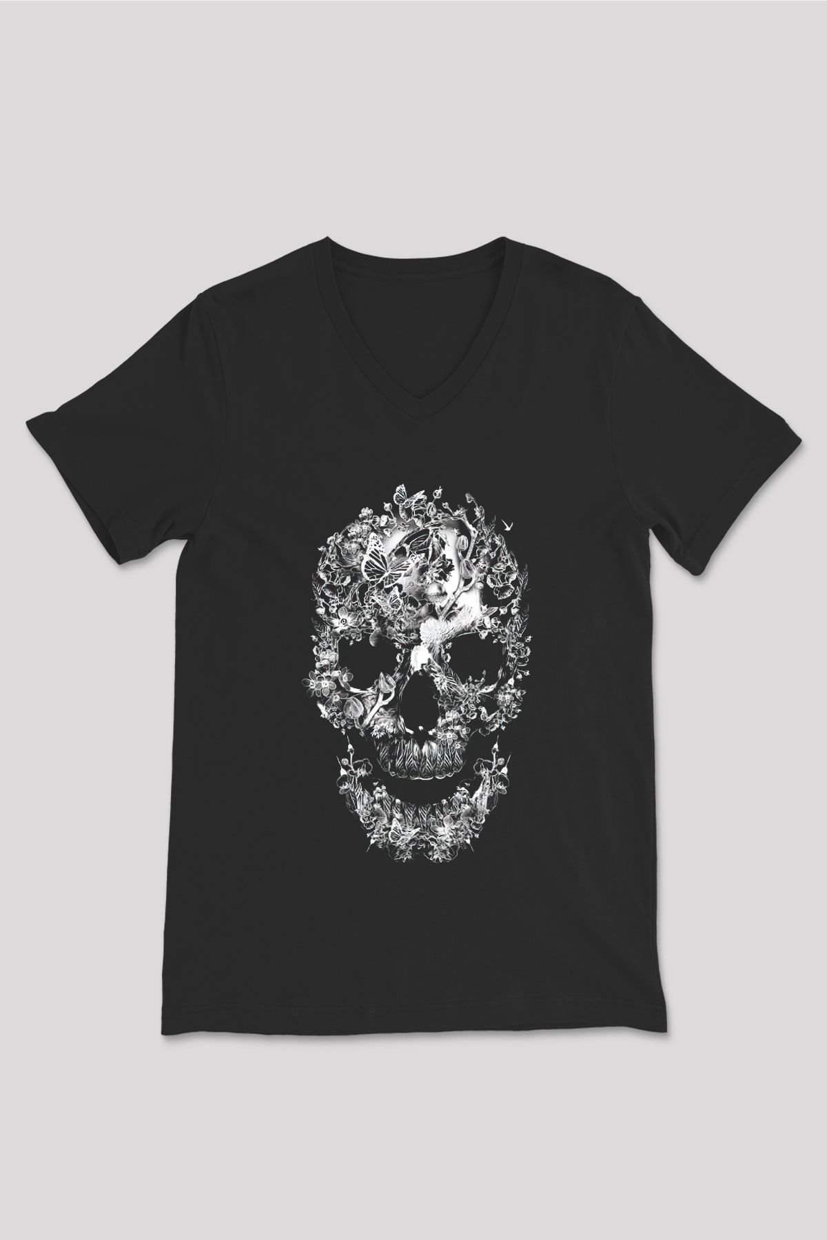 Unisex V Yaka Tişört TSR61