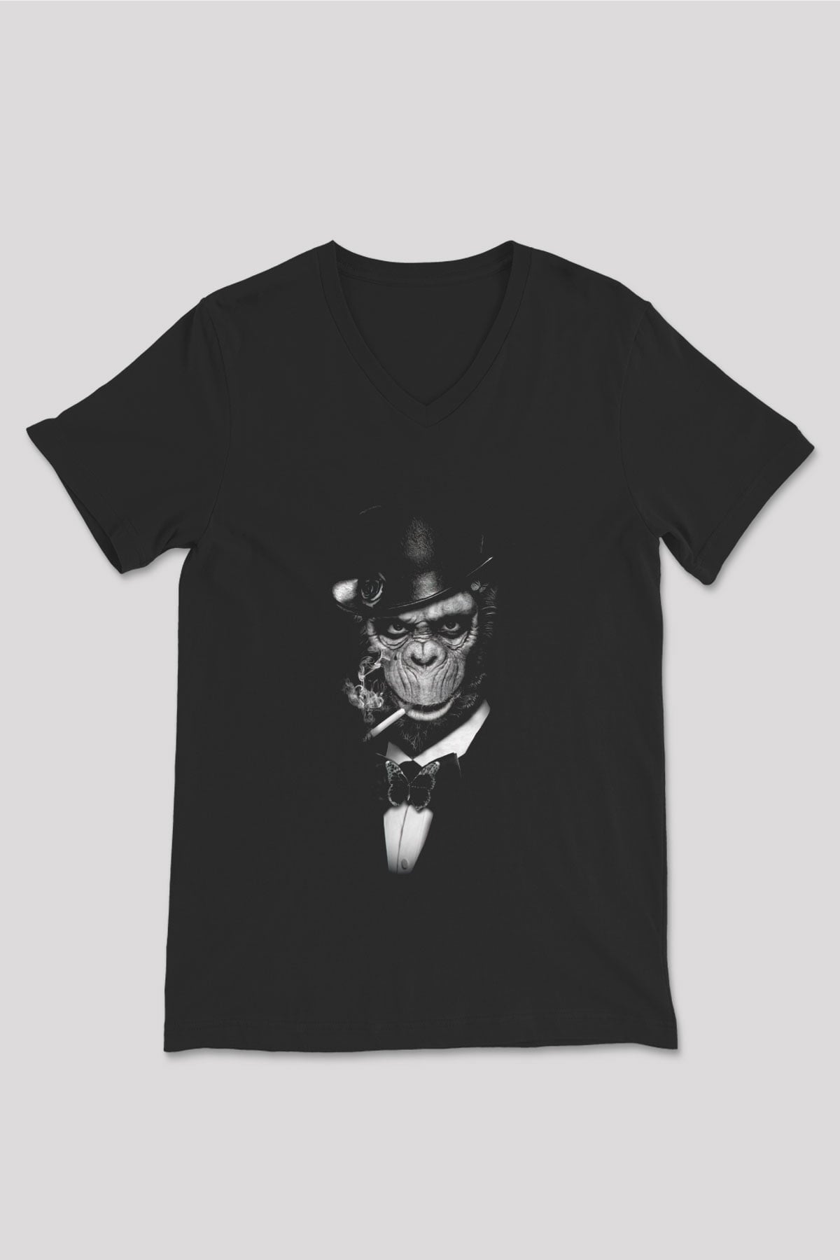 Unisex V Yaka Tişört TSR66