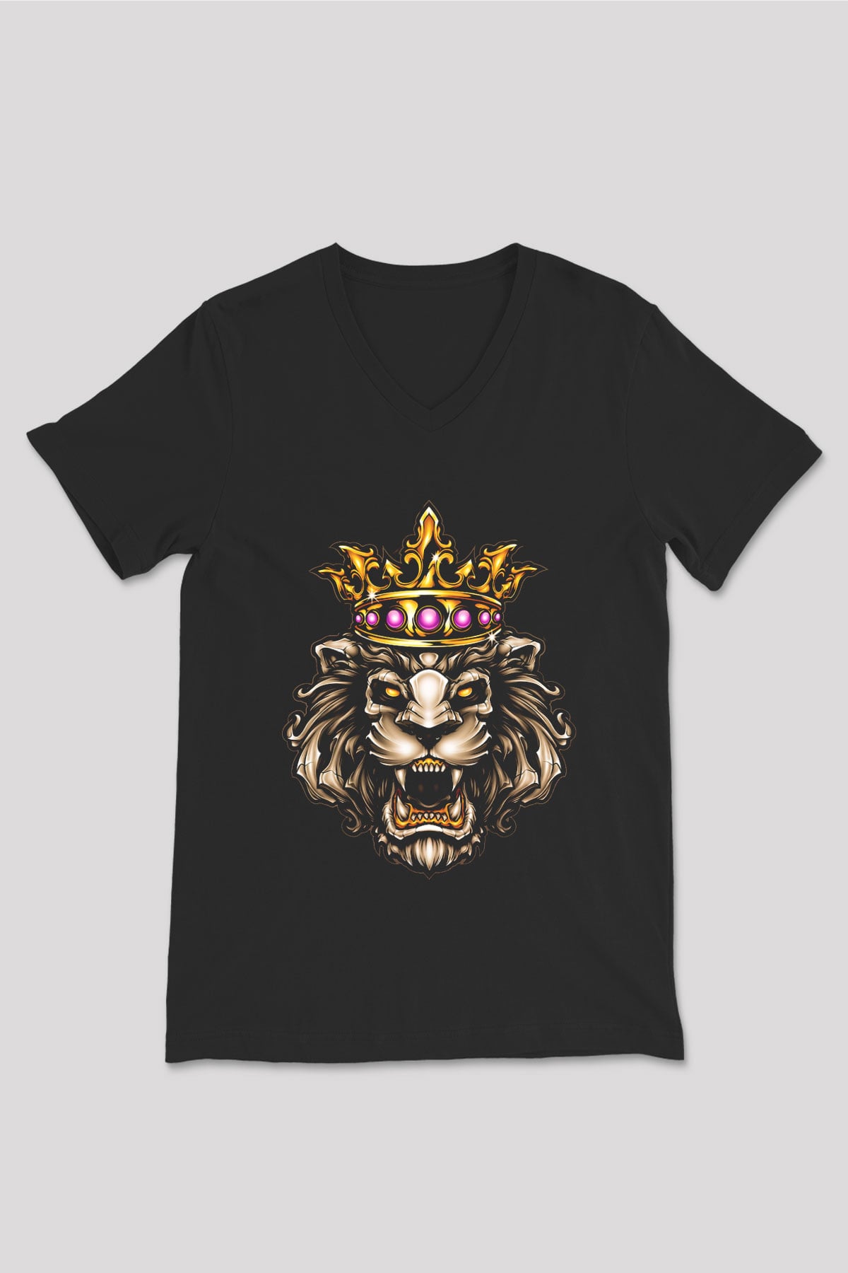 Unisex V Yaka Tişört TSR68
