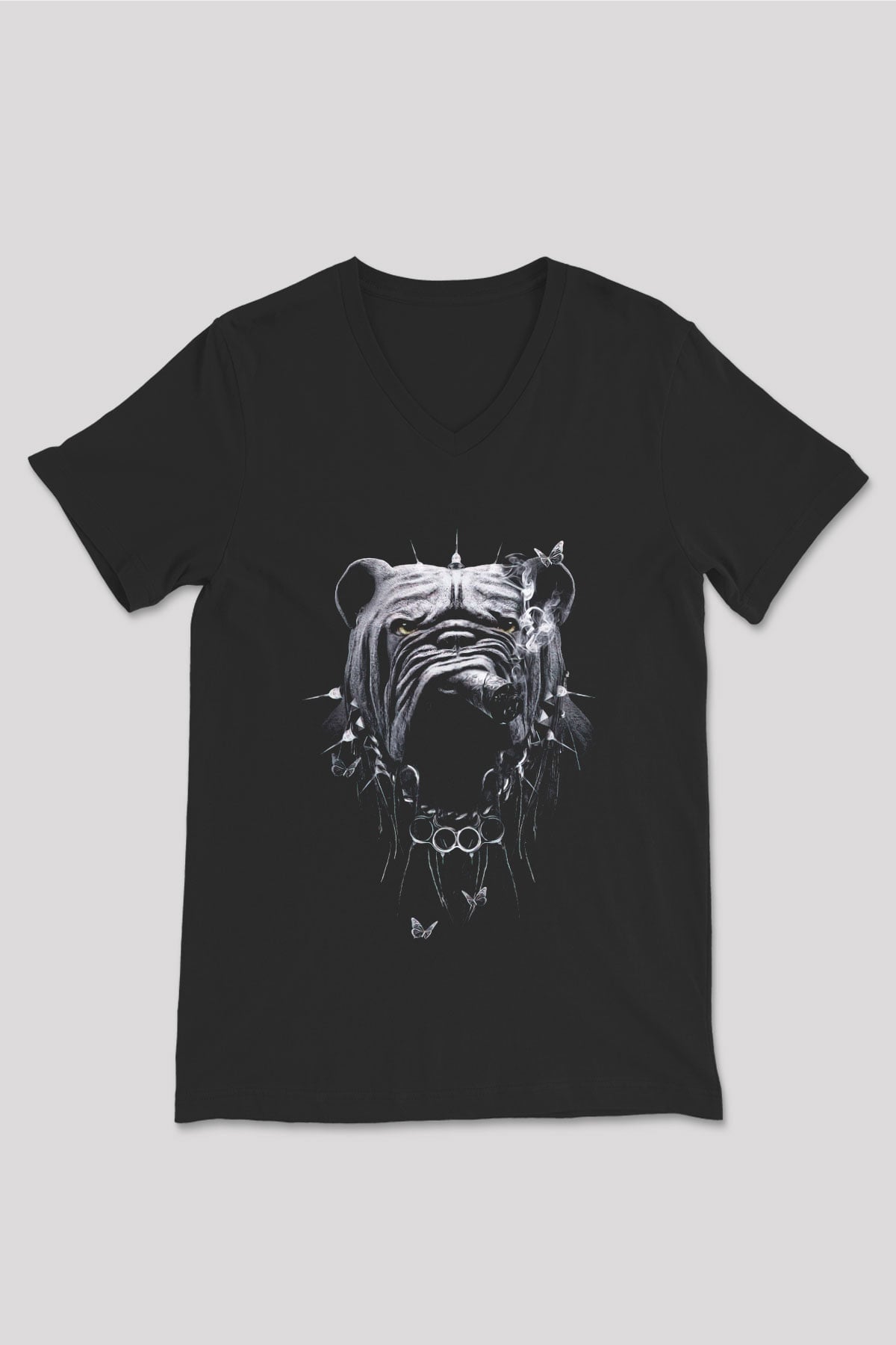 Unisex V Yaka Tişört TSR69