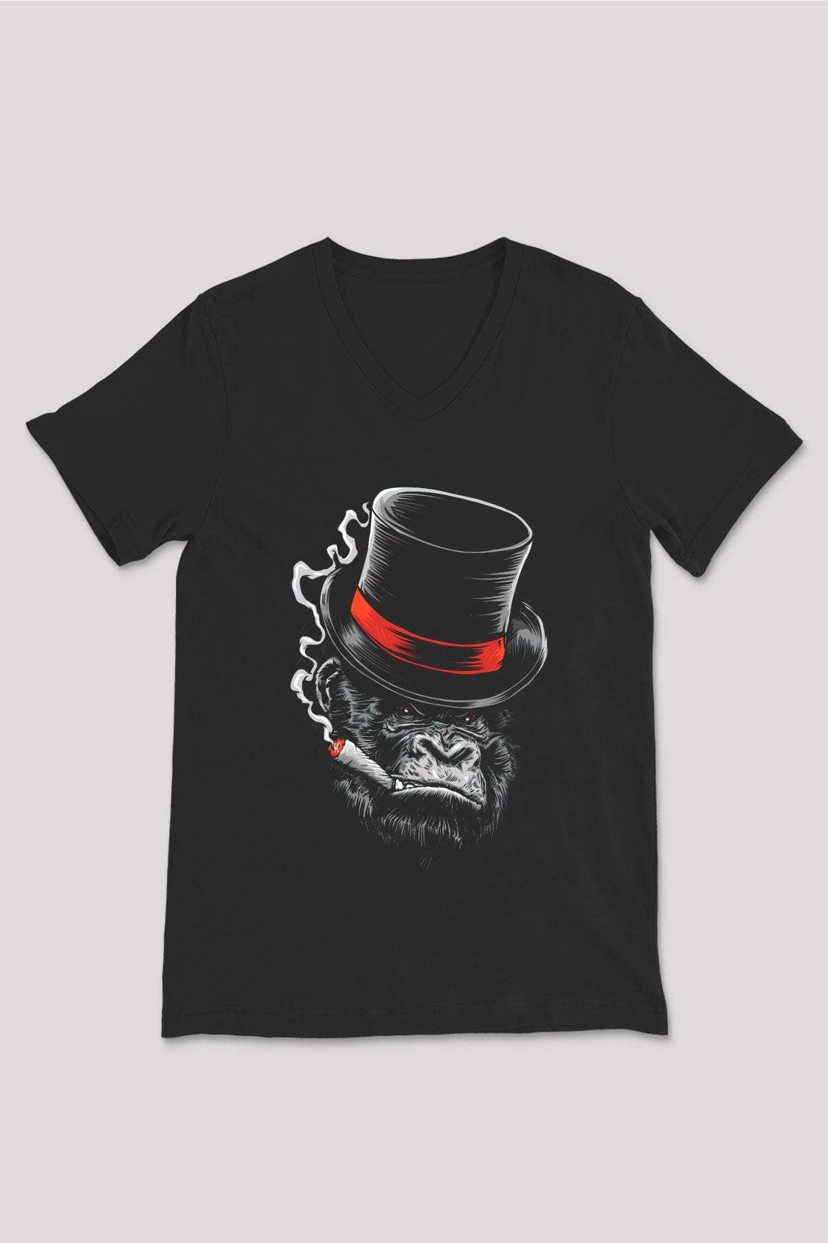 Unisex V Yaka Tişört TSR7