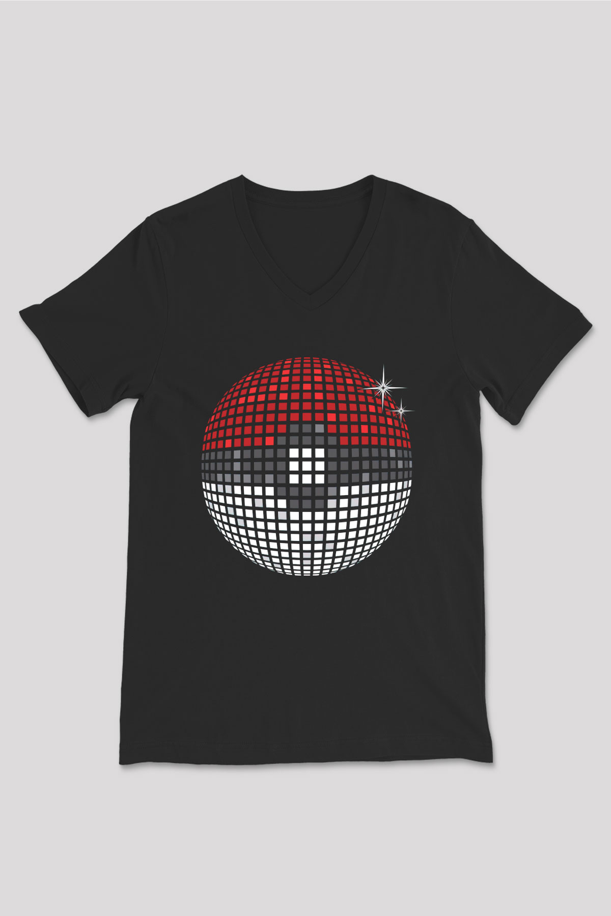 Unisex V Yaka Tişört TSR91