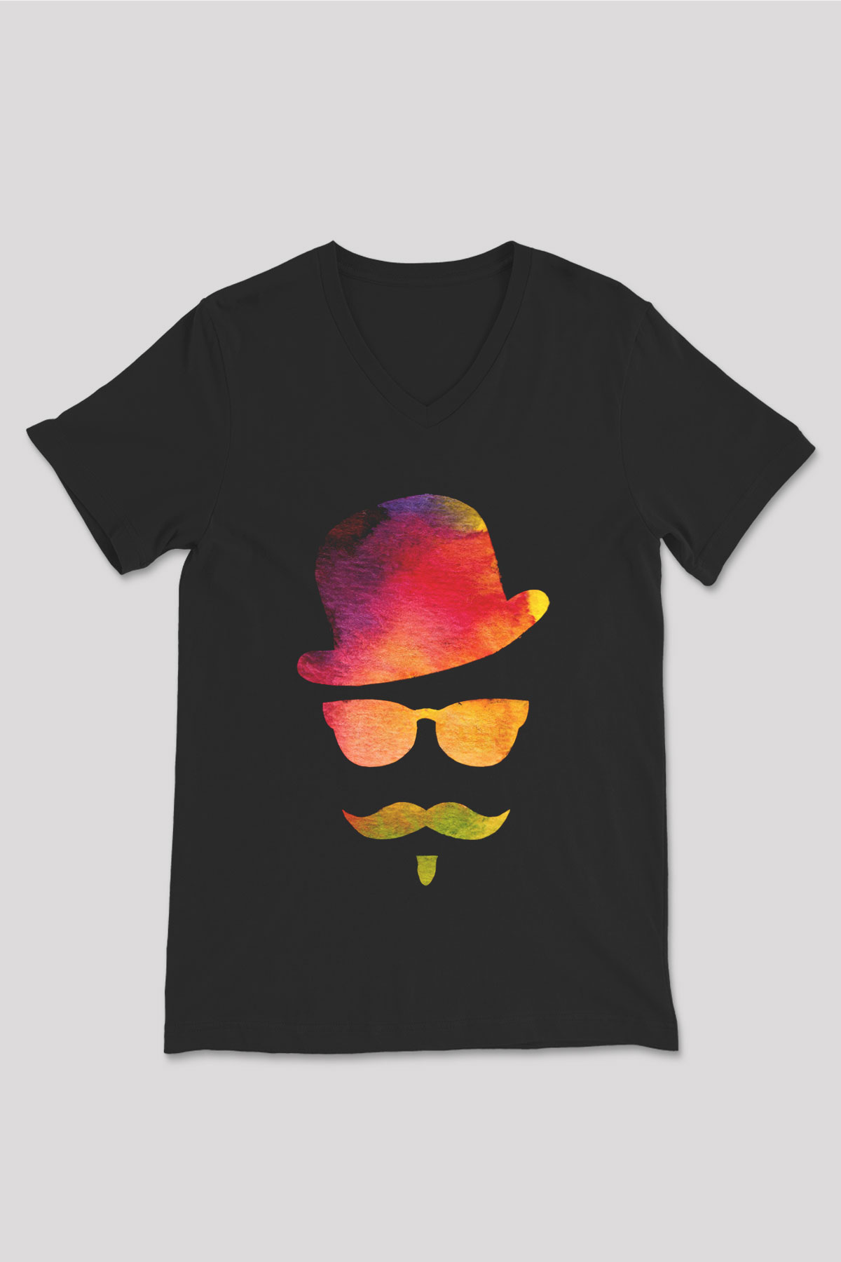 Unisex V Yaka Tişört TSR92