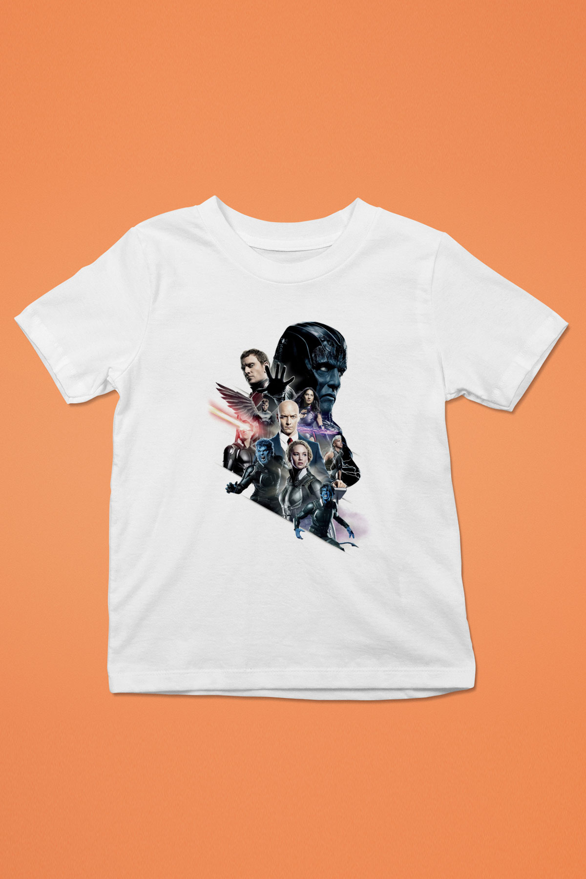 Unisex X-Men Apocalypse Baskılı Beyaz Çocuk Tshirt