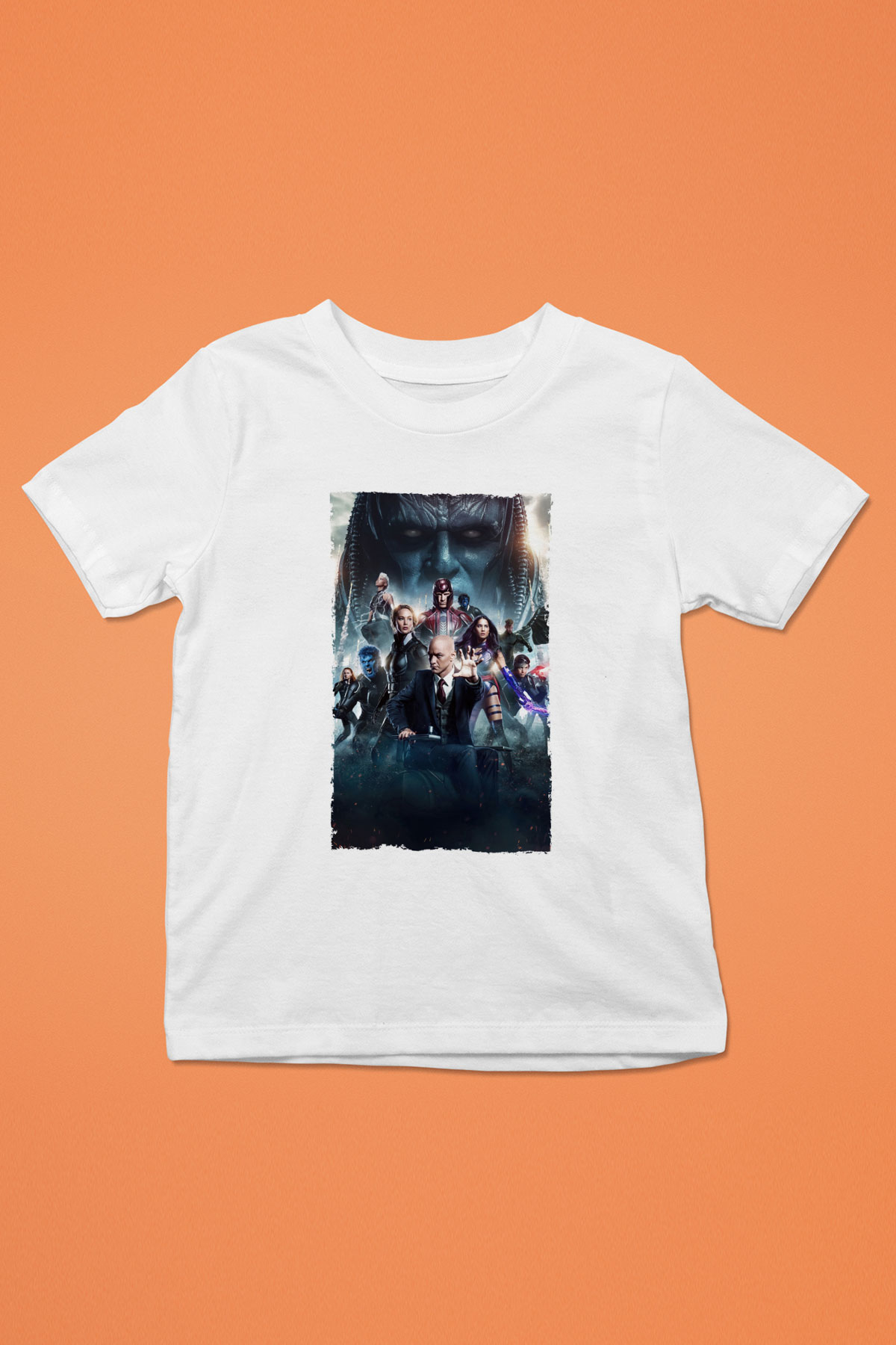 Unisex X-Men Apocalypse Baskılı Beyaz Çocuk Tshirt