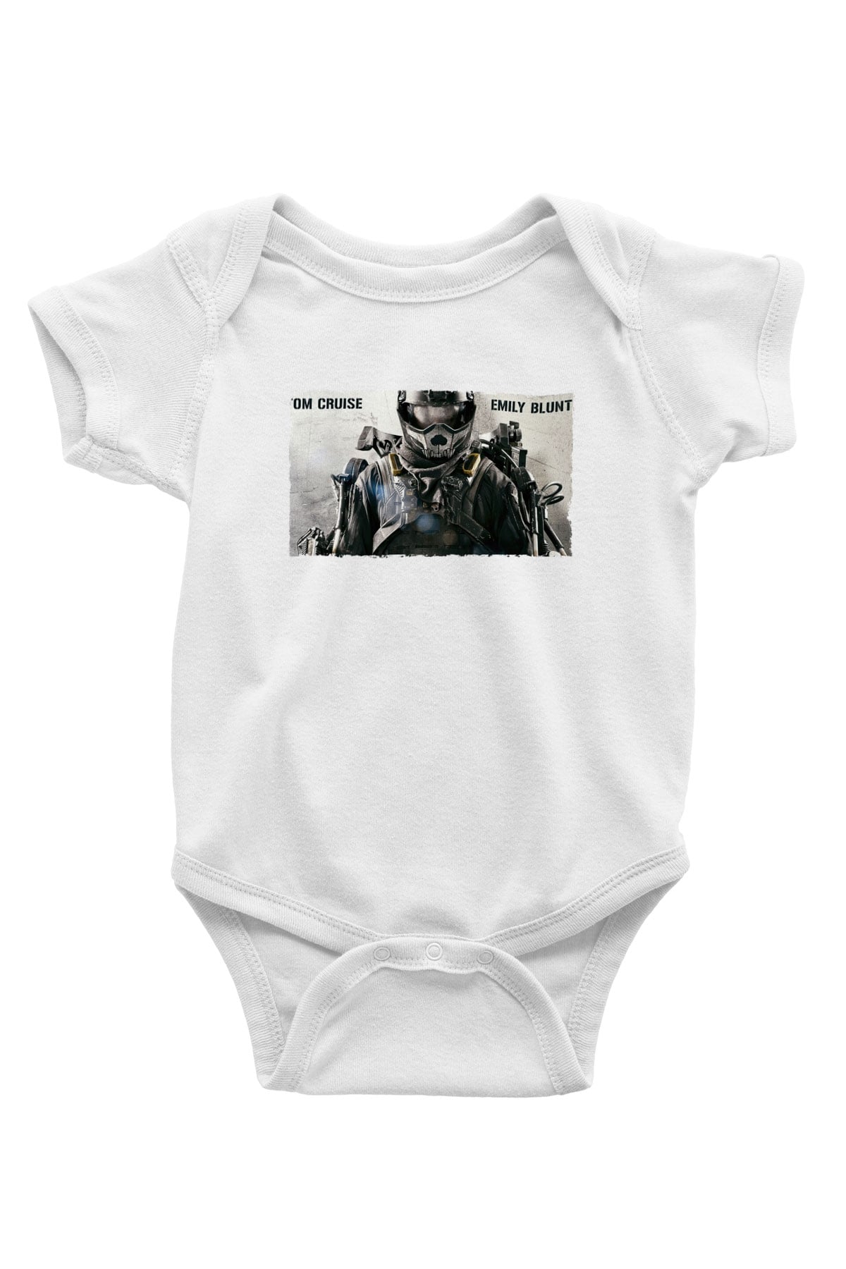 Unisex Yarının Sınırında (Edge of Tomorrow) Baskılı Bebek Body - Zıbın