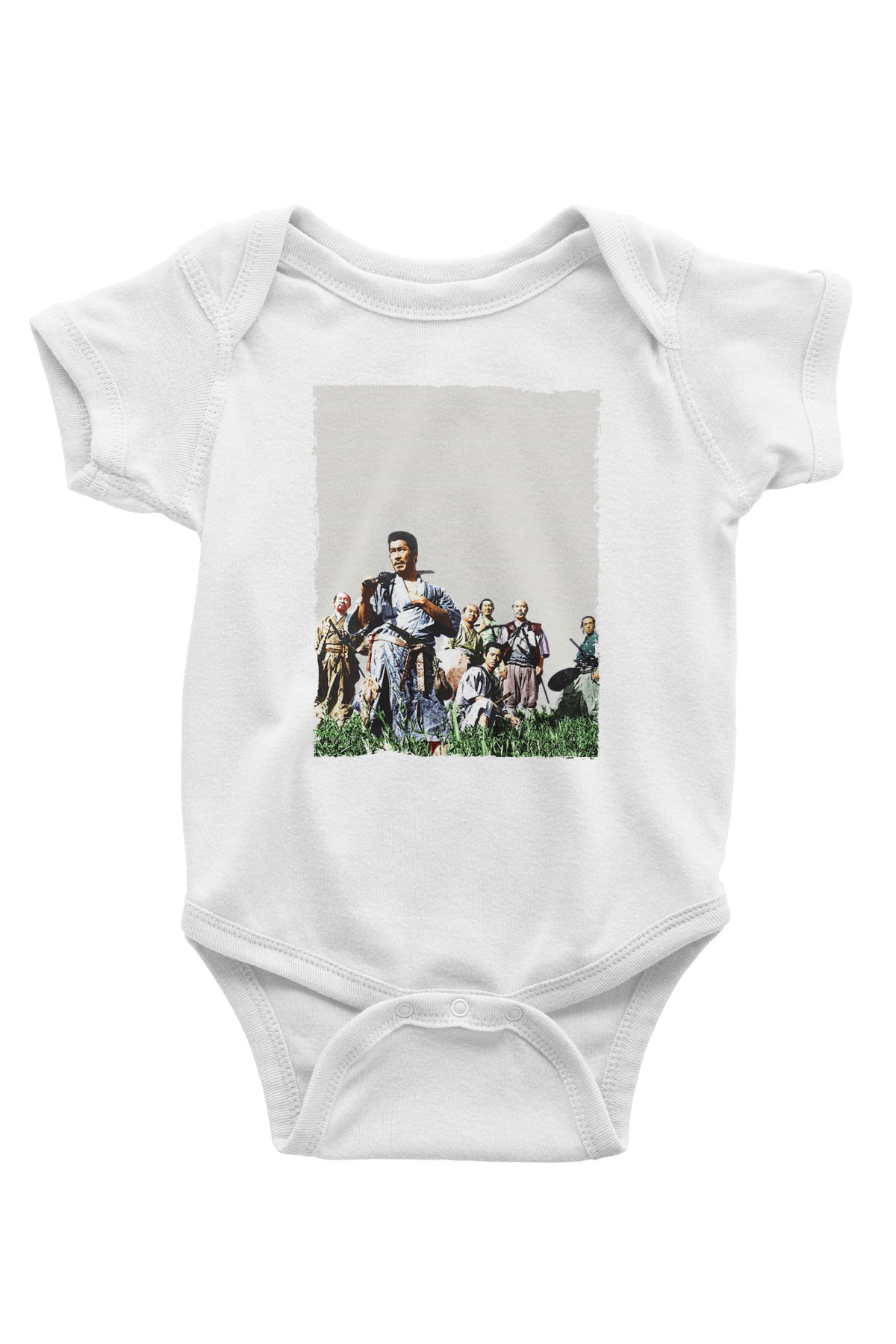 Unisex Yedi Samuray (Seven Samurai) Baskılı Bebek Body - Zıbın