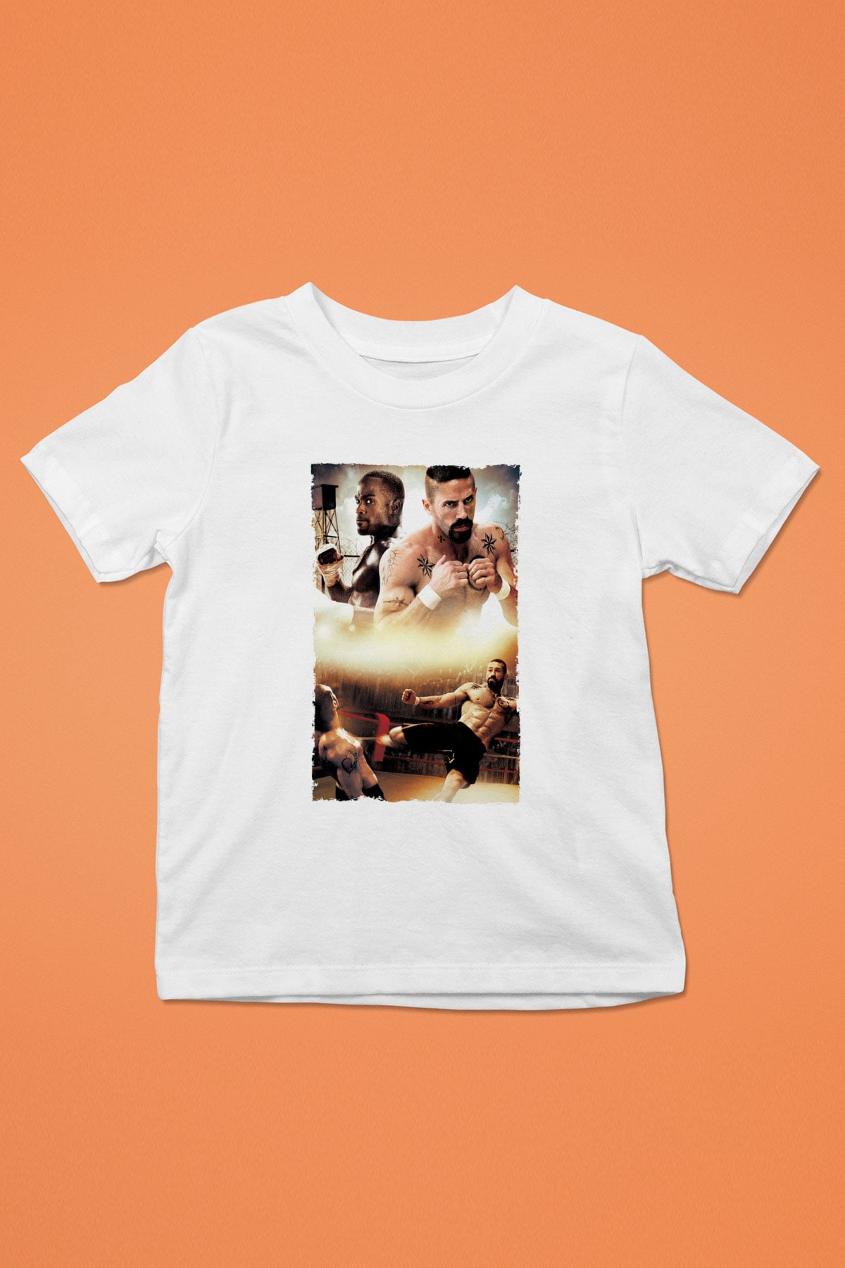 Unisex Yenilmez (Undisputed) Baskılı Beyaz Çocuk Tişört