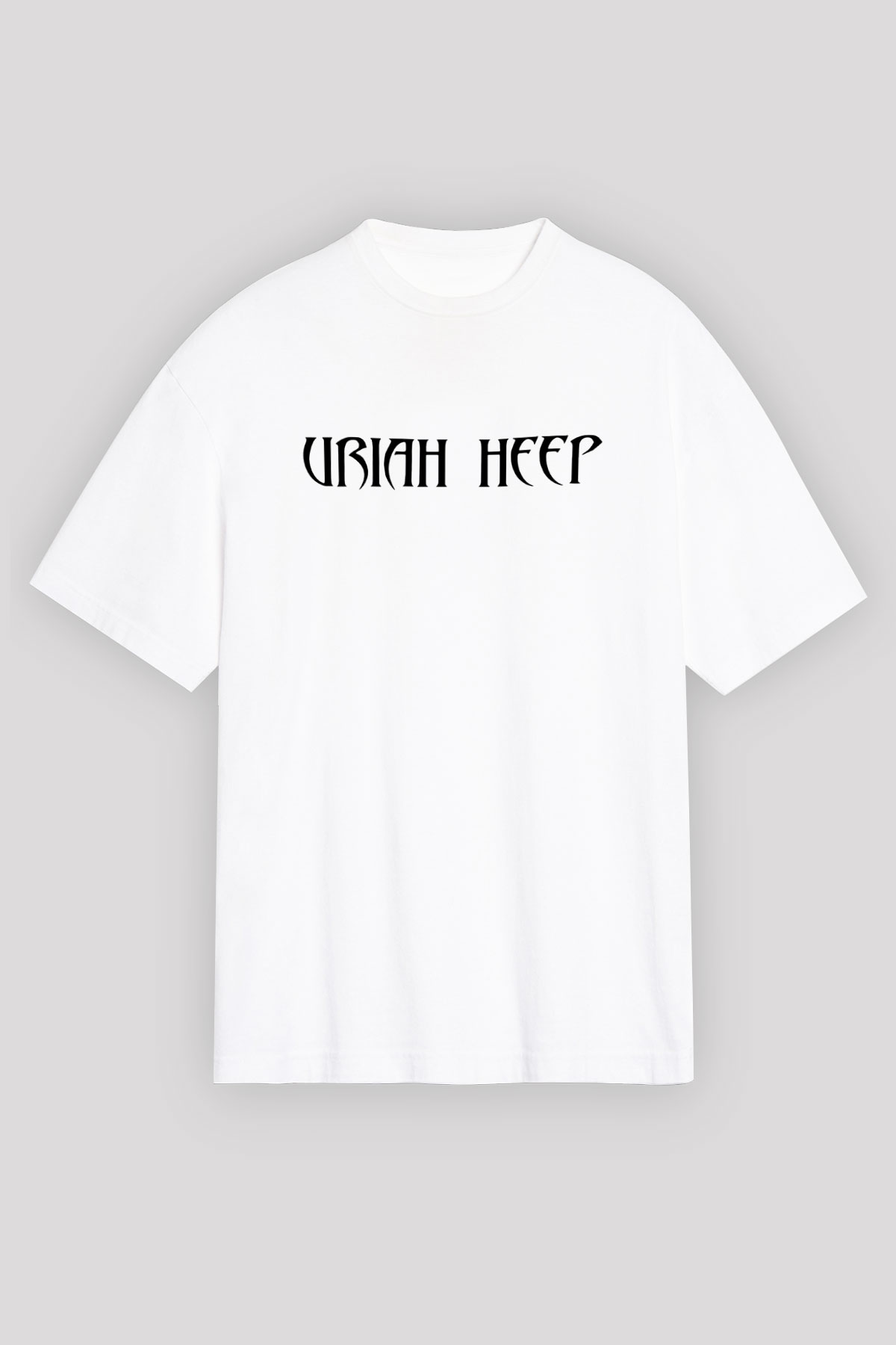 Uriah Heep Beyaz Unisex Oversize Tişört T-Shirt