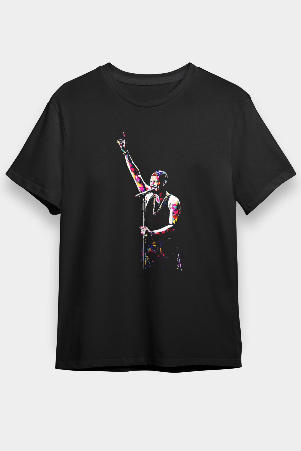 Usher Black Unisex Tee - STREETWEAR