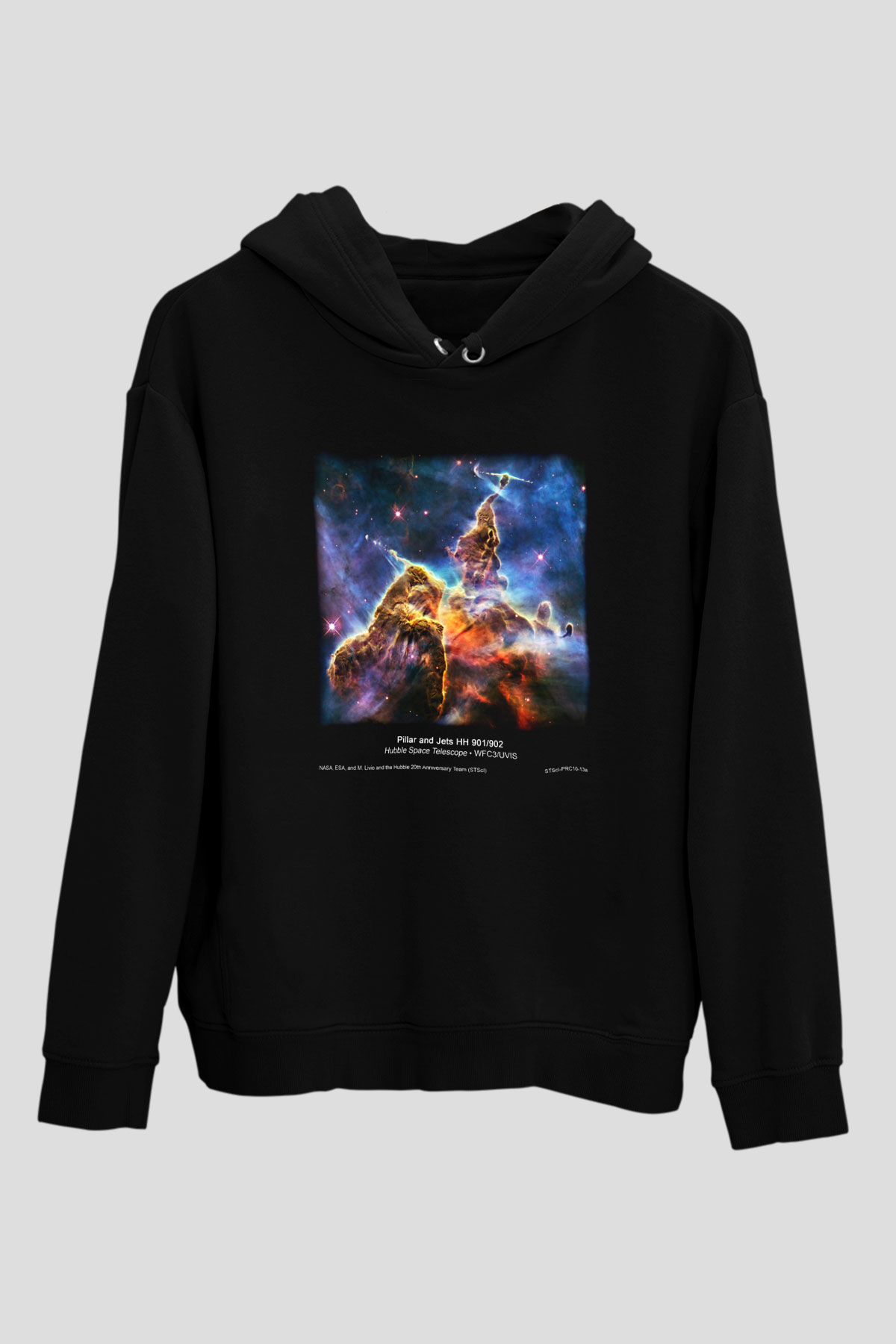 Uzay Siyah Unisex Hoodie