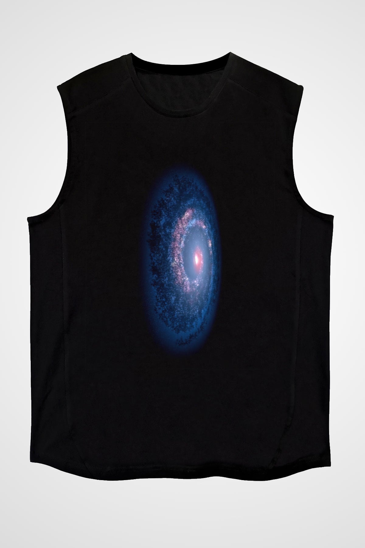 Uzay Siyah Unisex Kolsuz Tişört
