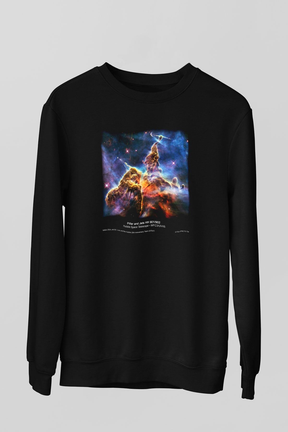 Uzay Siyah Unisex Sweatshirt