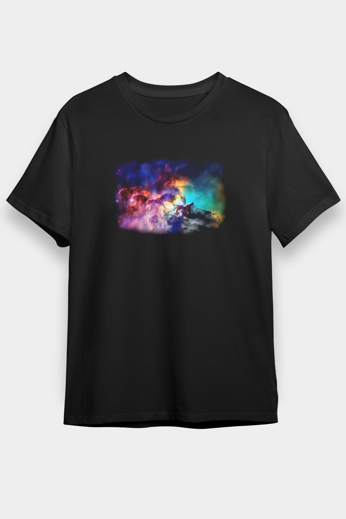 Uzay Siyah Unisex Tişört T-Shirt - TişörtFabrikası