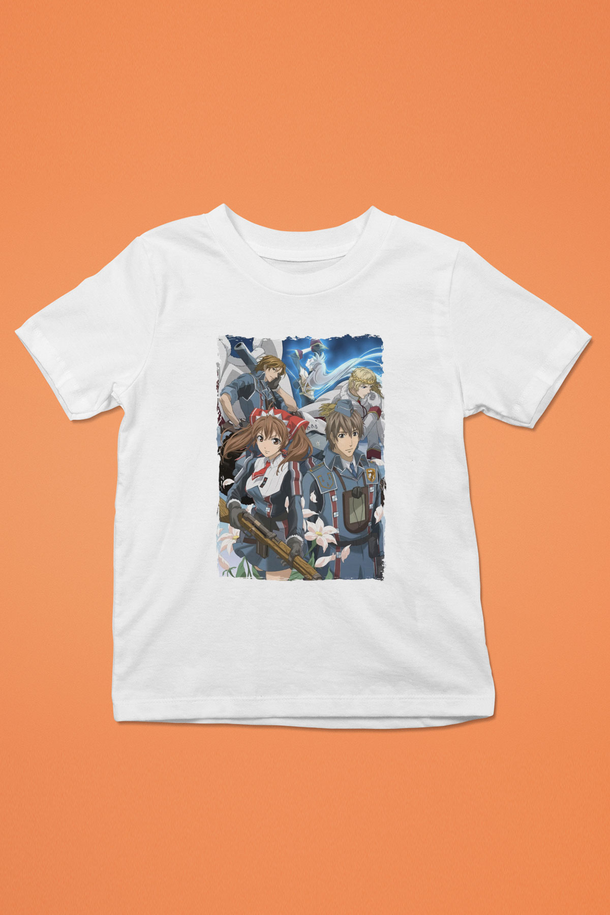 Valkyria Chronicles Beyaz Unisex Çocuk Tişört