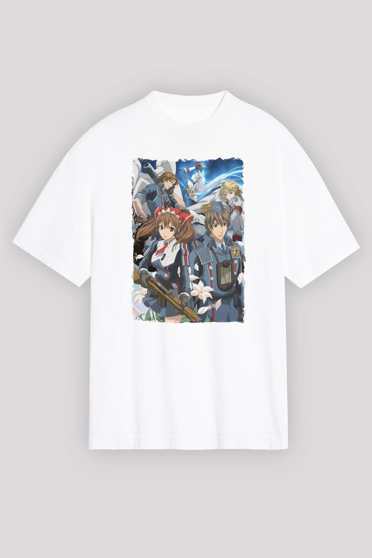 Valkyria Chronicles Beyaz Unisex Tişört T-Shirt