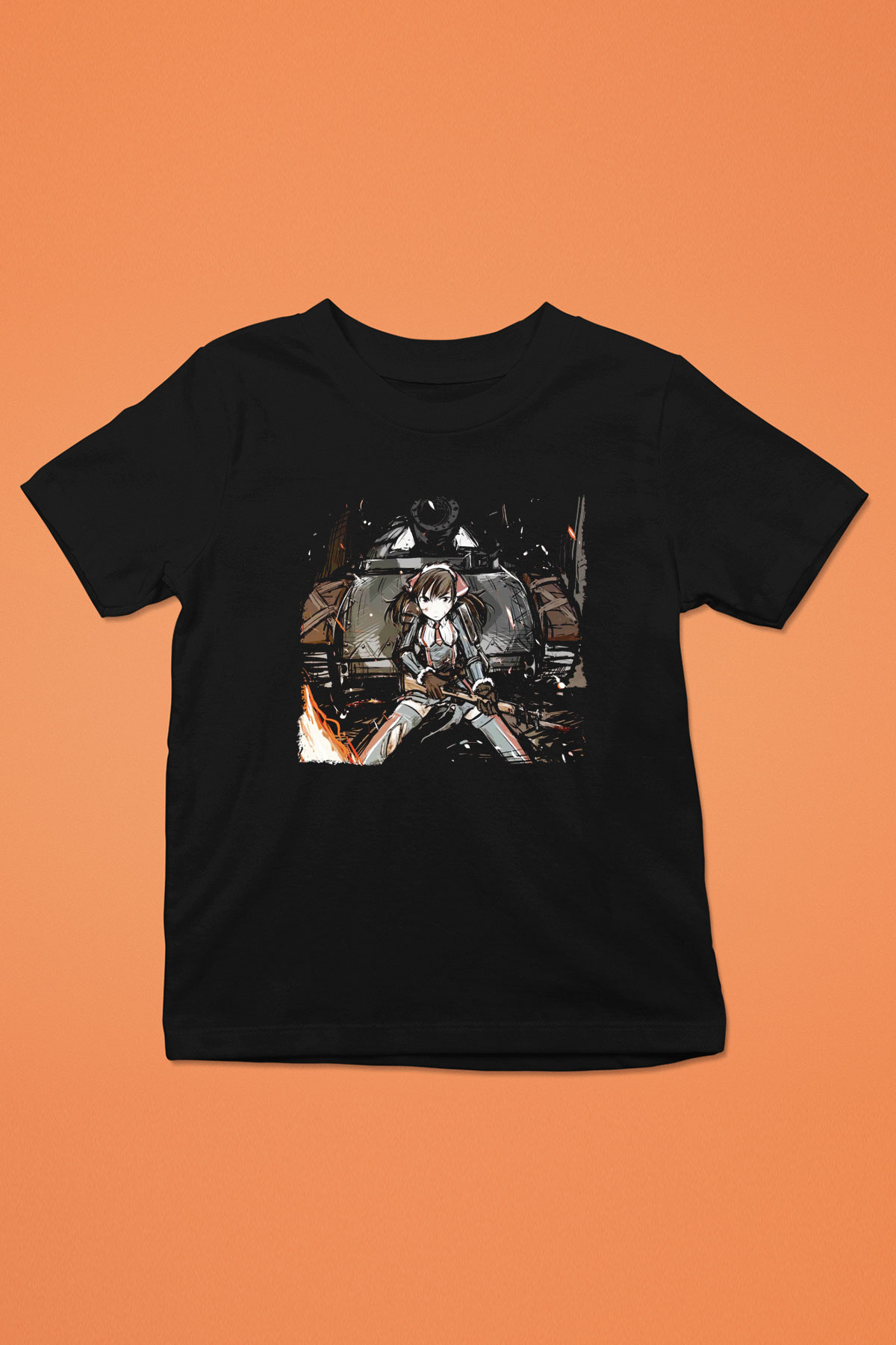 Valkyria Chronicles Siyah Unisex Çocuk Tişört