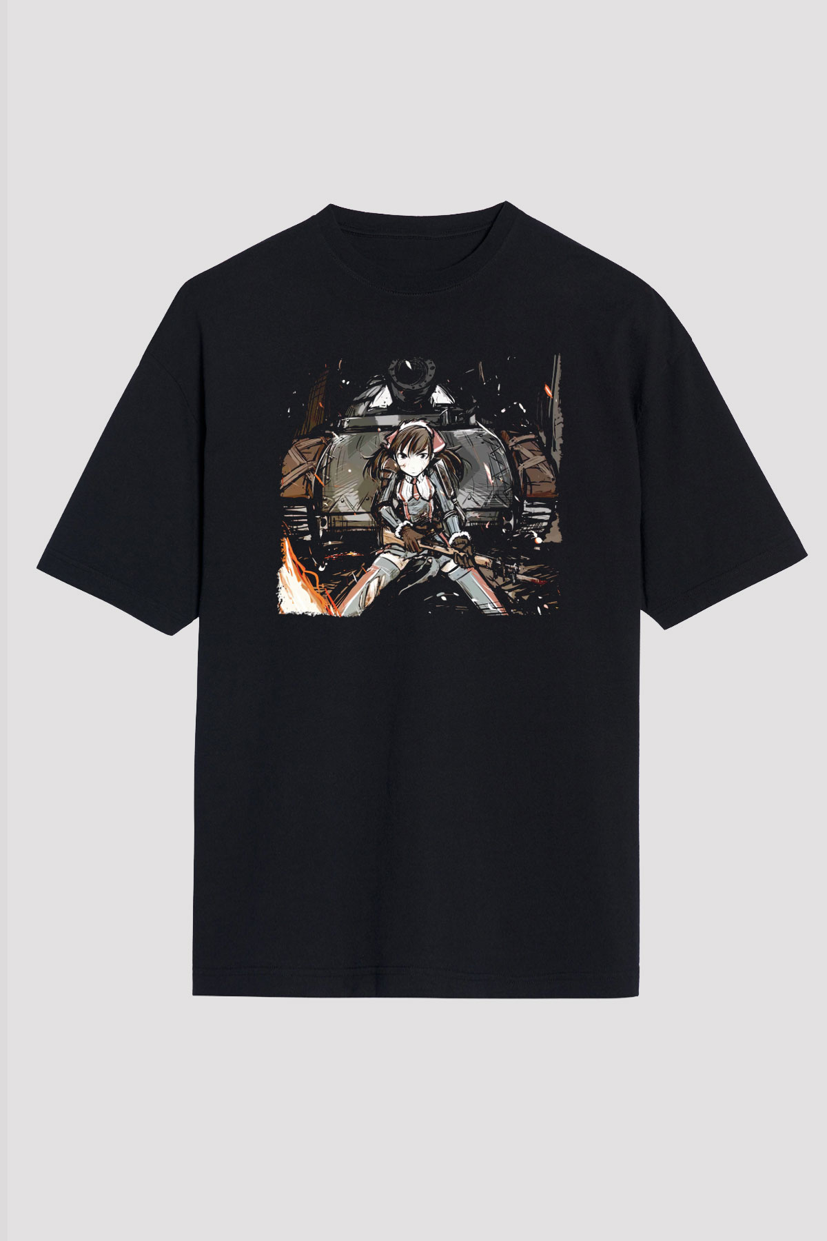 Valkyria Chronicles Siyah Unisex Tişört T-Shirt