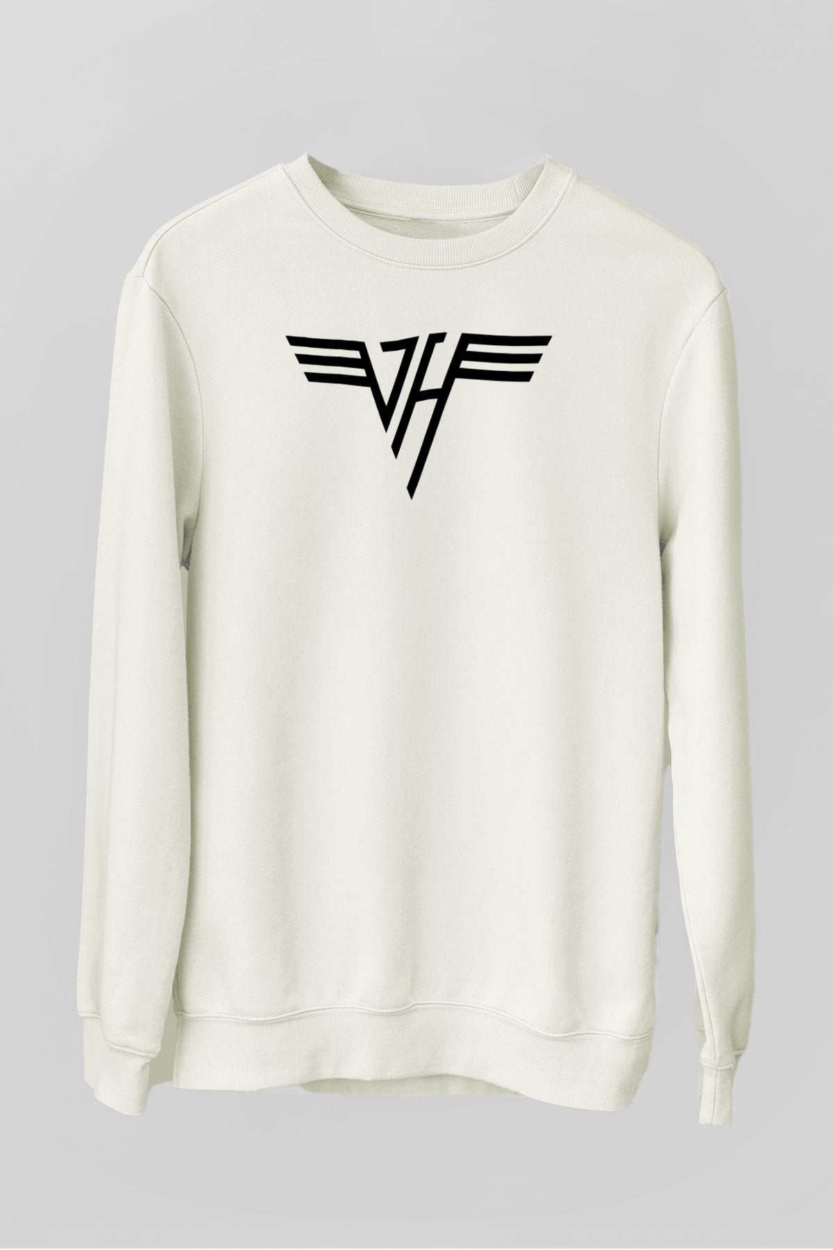 Van Halen Beyaz Unisex Sweatshirt