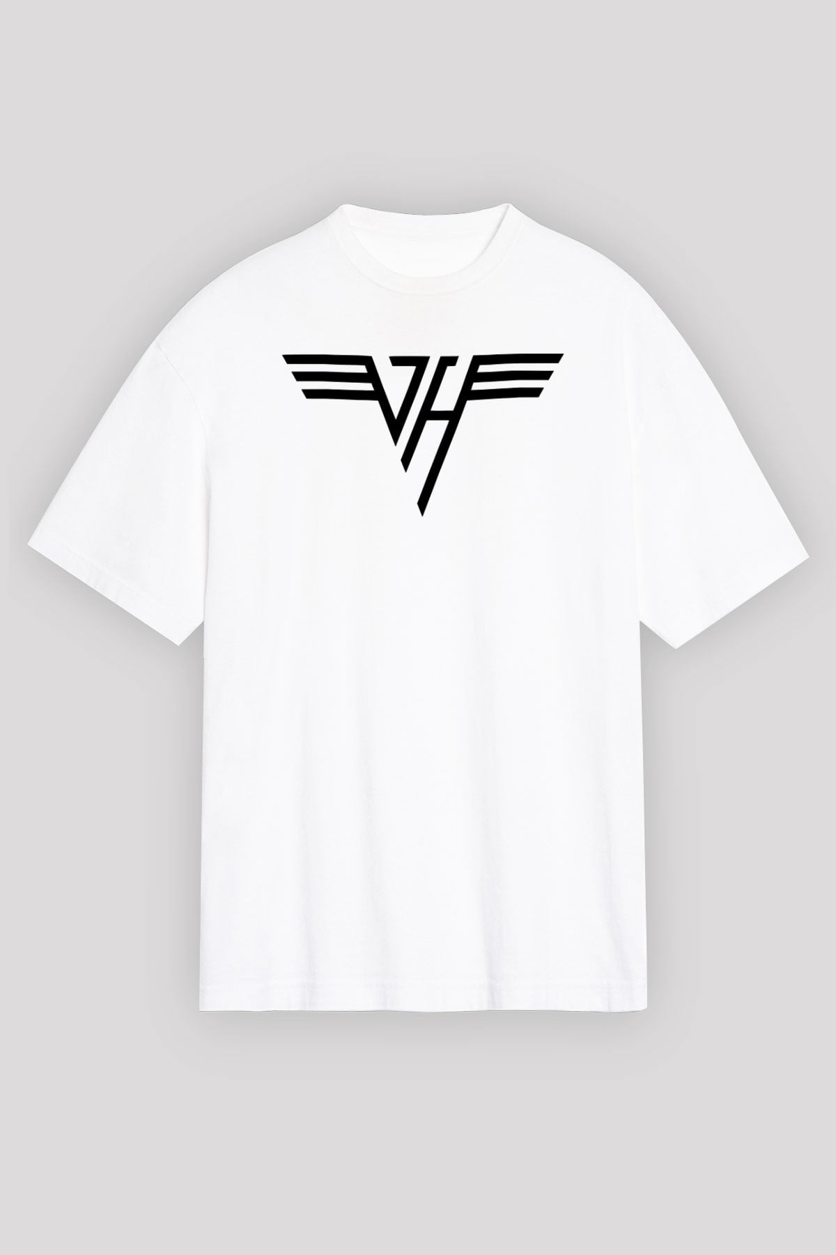 Van Halen Beyaz Unisex Tişört T-Shirt - TişörtFabrikası