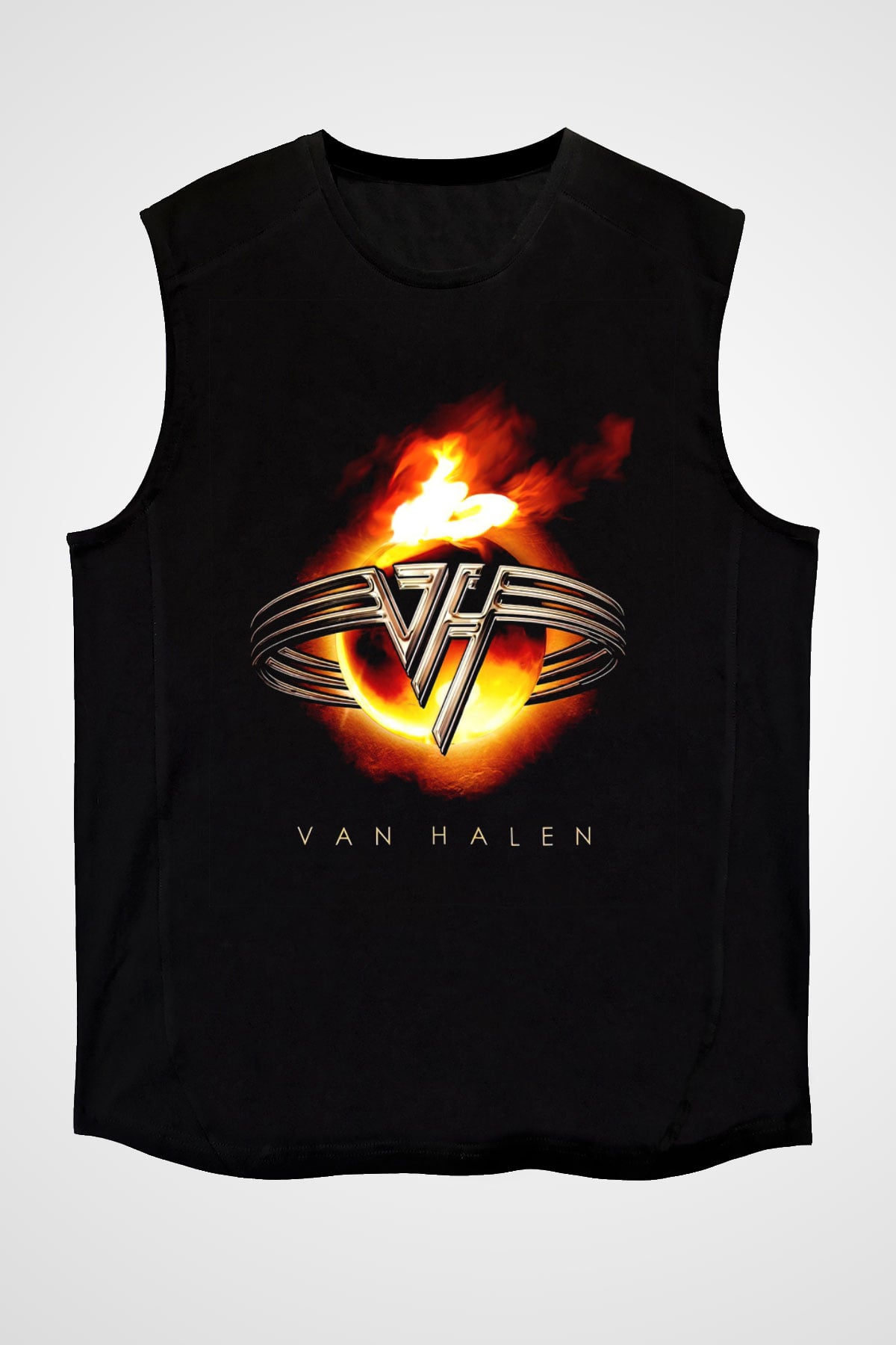 Van Halen Siyah Unisex Kolsuz Tişört