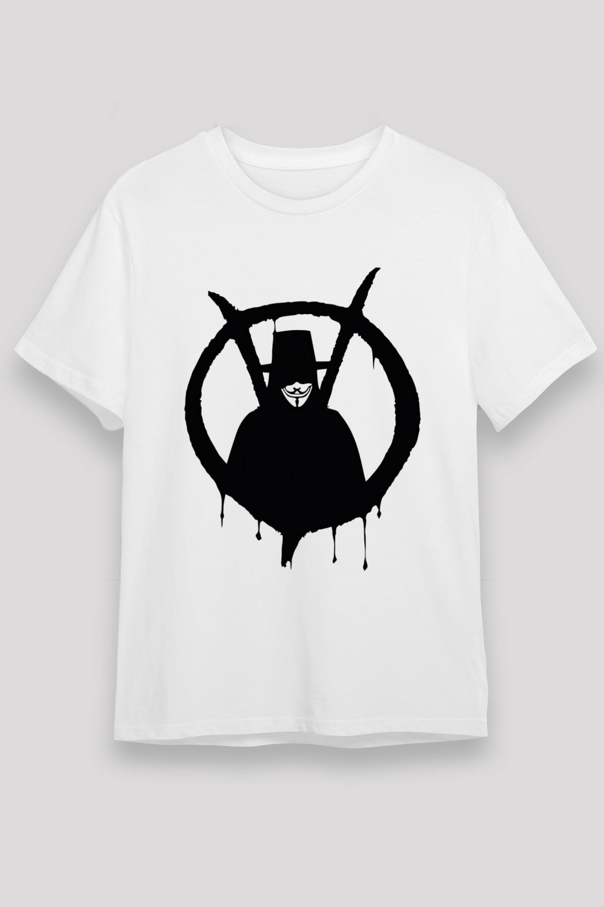 Vendetta Beyaz Unisex Tişört T-Shirt