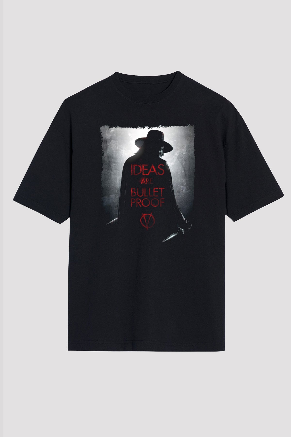 Vendetta Siyah Unisex Tişört T-Shirt