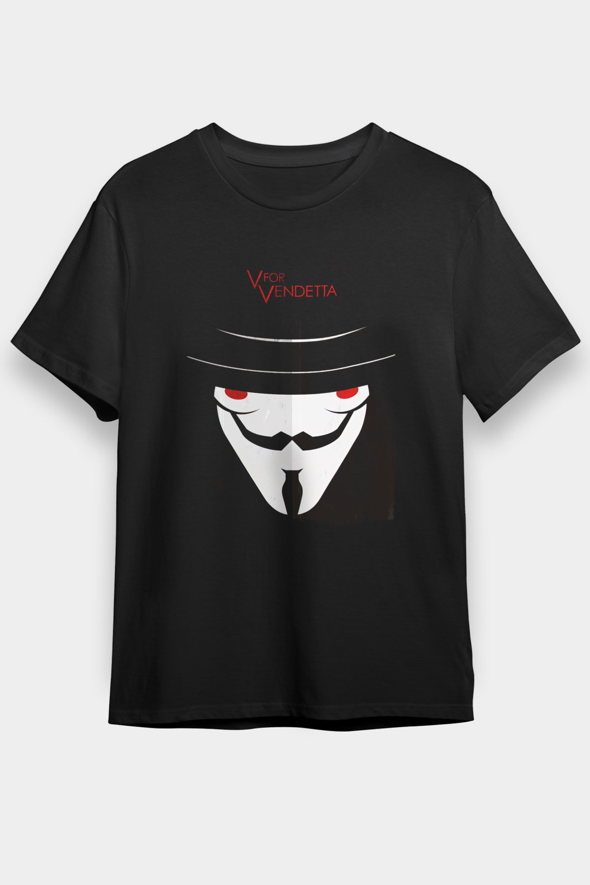 Vendetta Siyah Unisex Graphic Tee - STREETWEAR