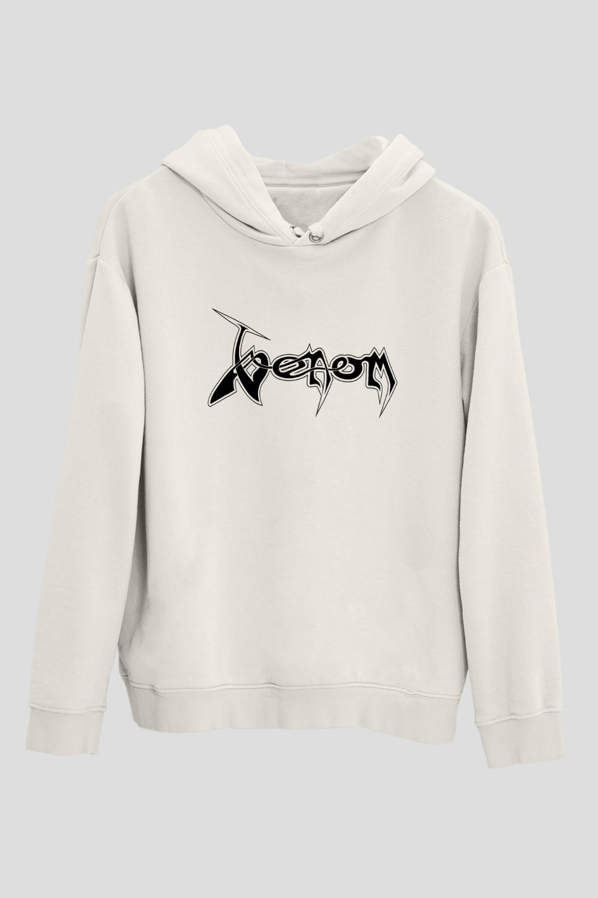 Venom Beyaz Unisex Hoodie