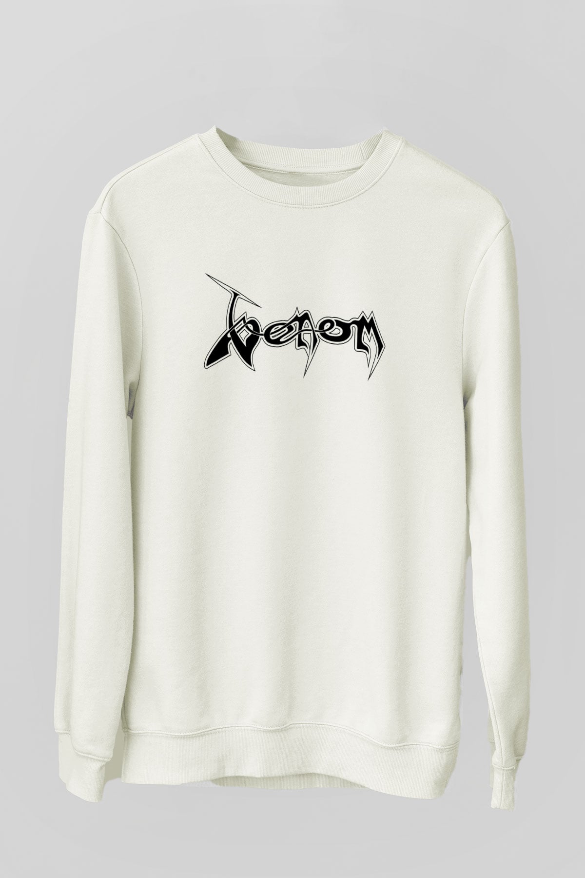Venom Beyaz Unisex Sweatshirt