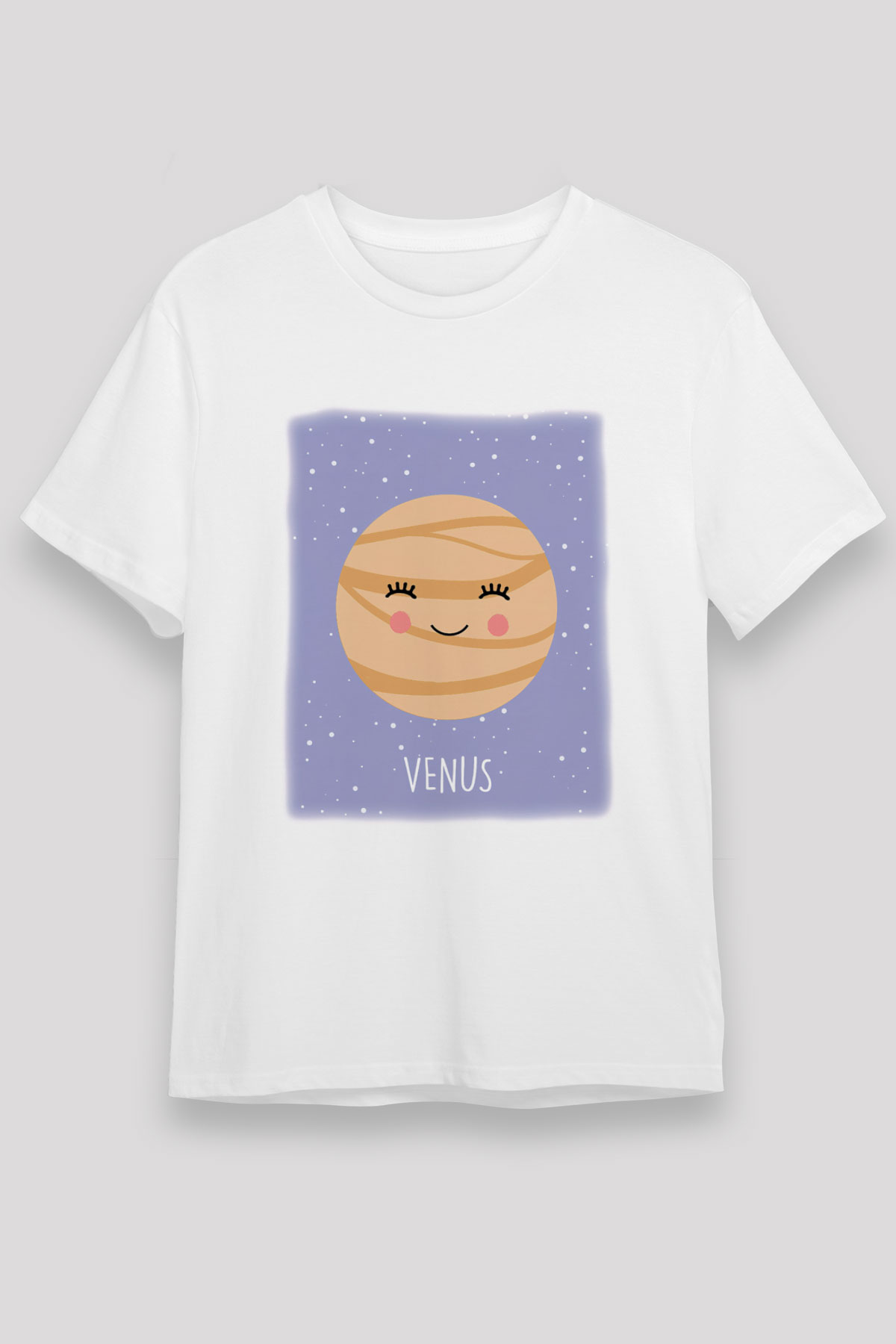 Venüs Beyaz Unisex Tişört T-Shirt - TişörtFabrikası