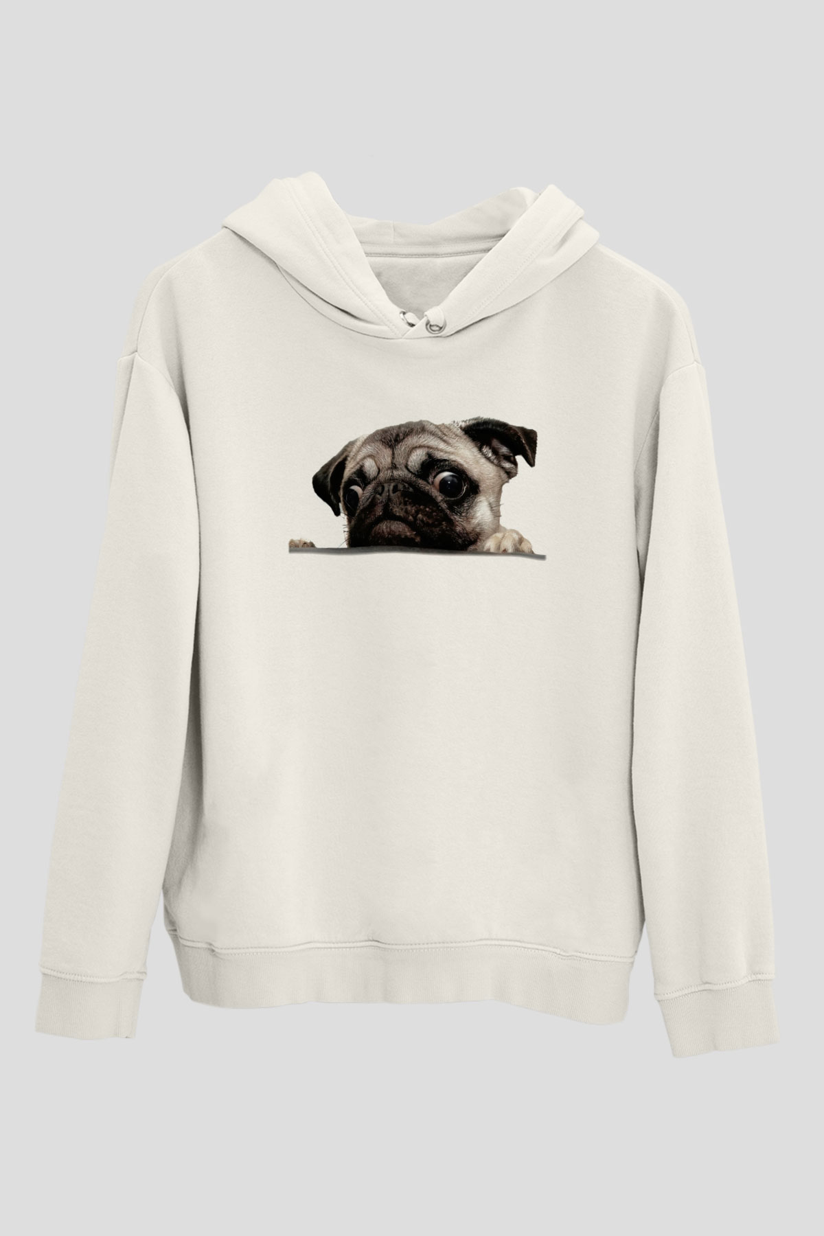 Veteriner Beyaz Unisex Hoodie