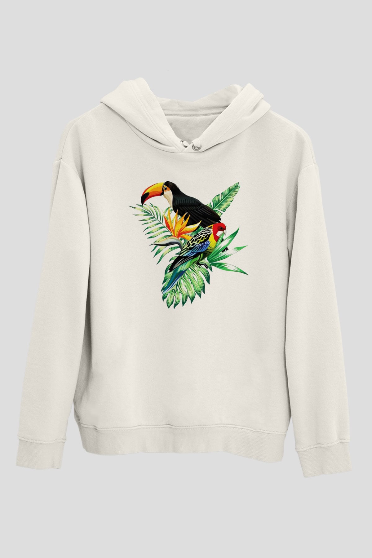 Veteriner Beyaz Unisex Hoodie