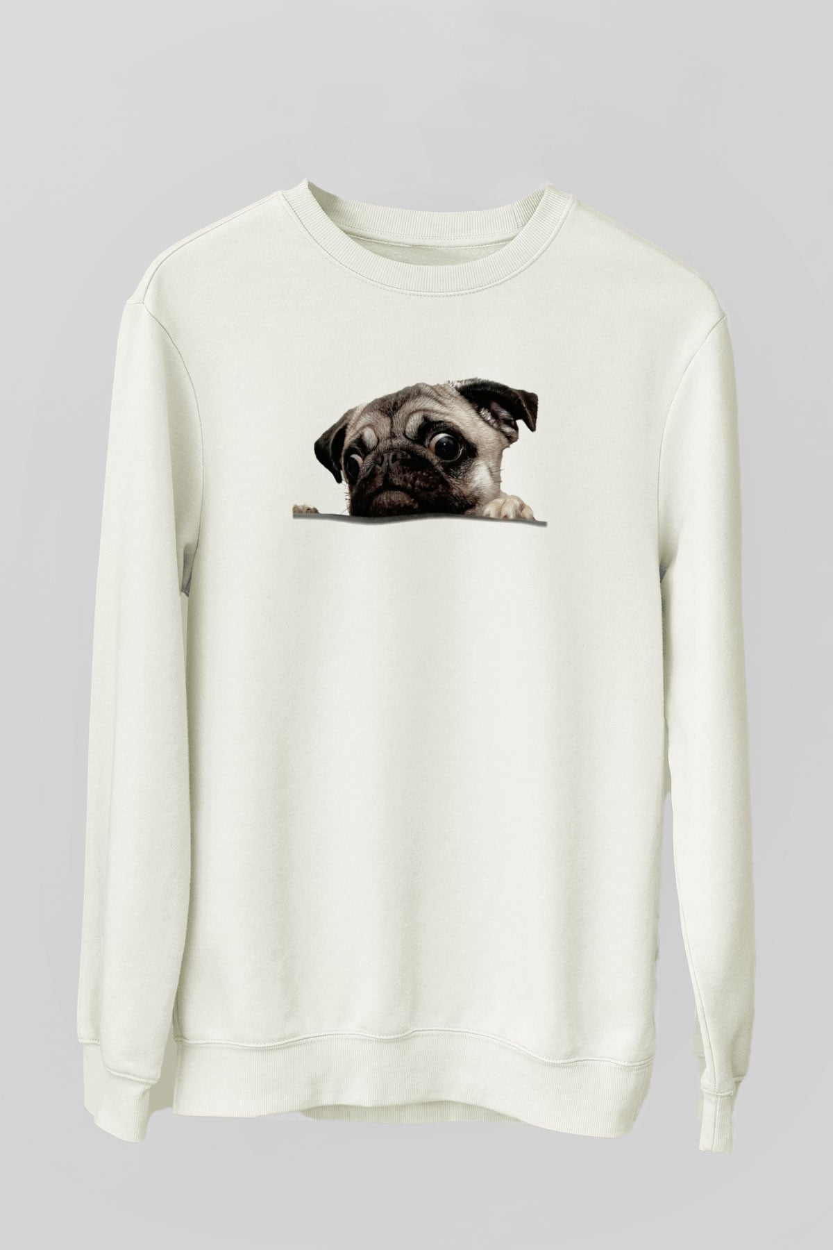Veteriner Beyaz Unisex Sweatshirt