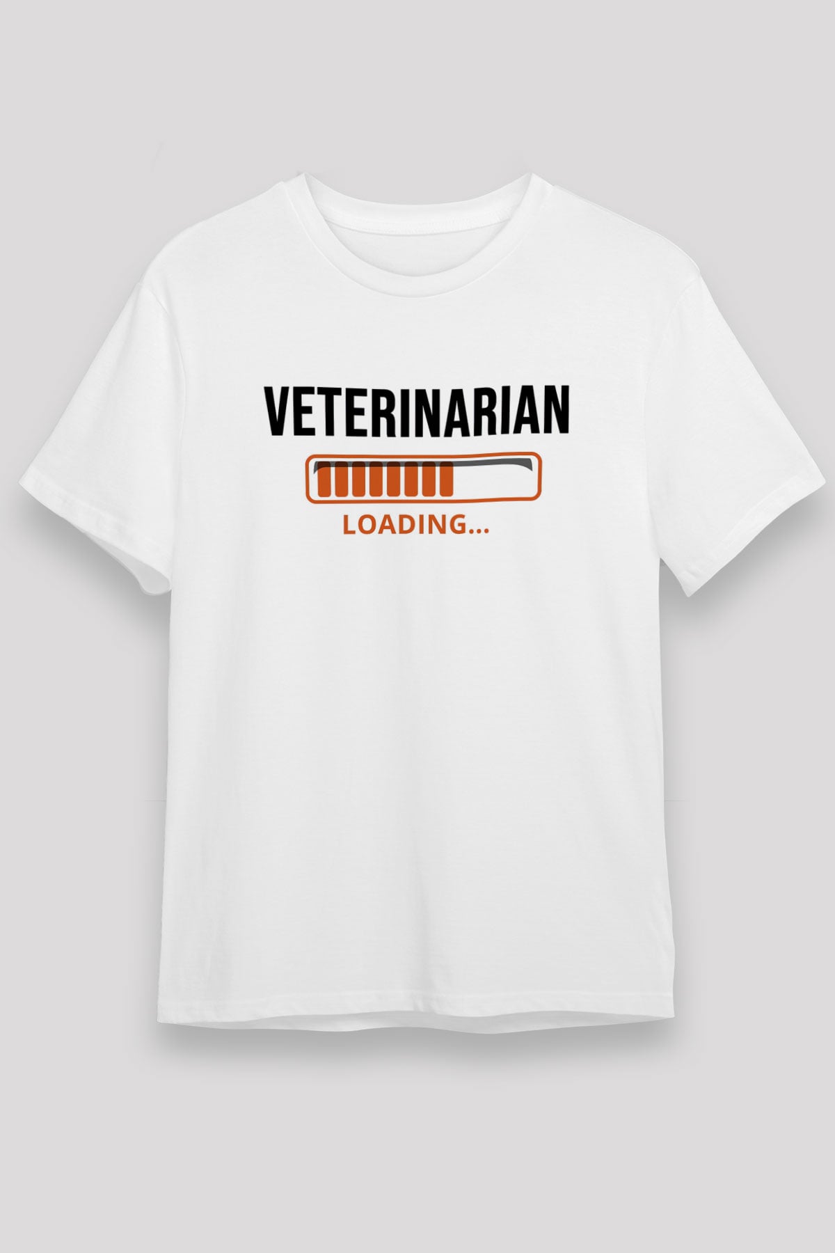 Veteriner Beyaz Unisex Tişört T-Shirt - TişörtFabrikası
