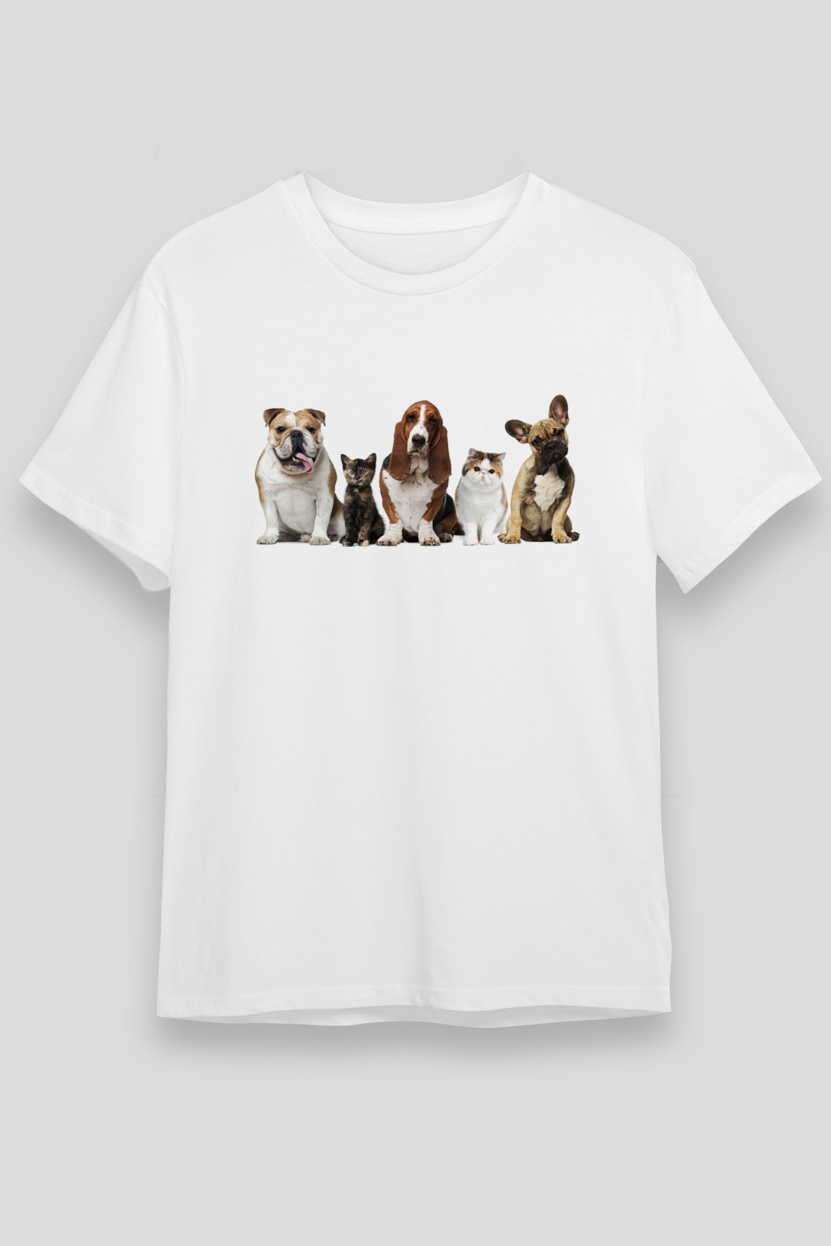 Veteriner Beyaz Unisex Tişört T-Shirt - TişörtFabrikası