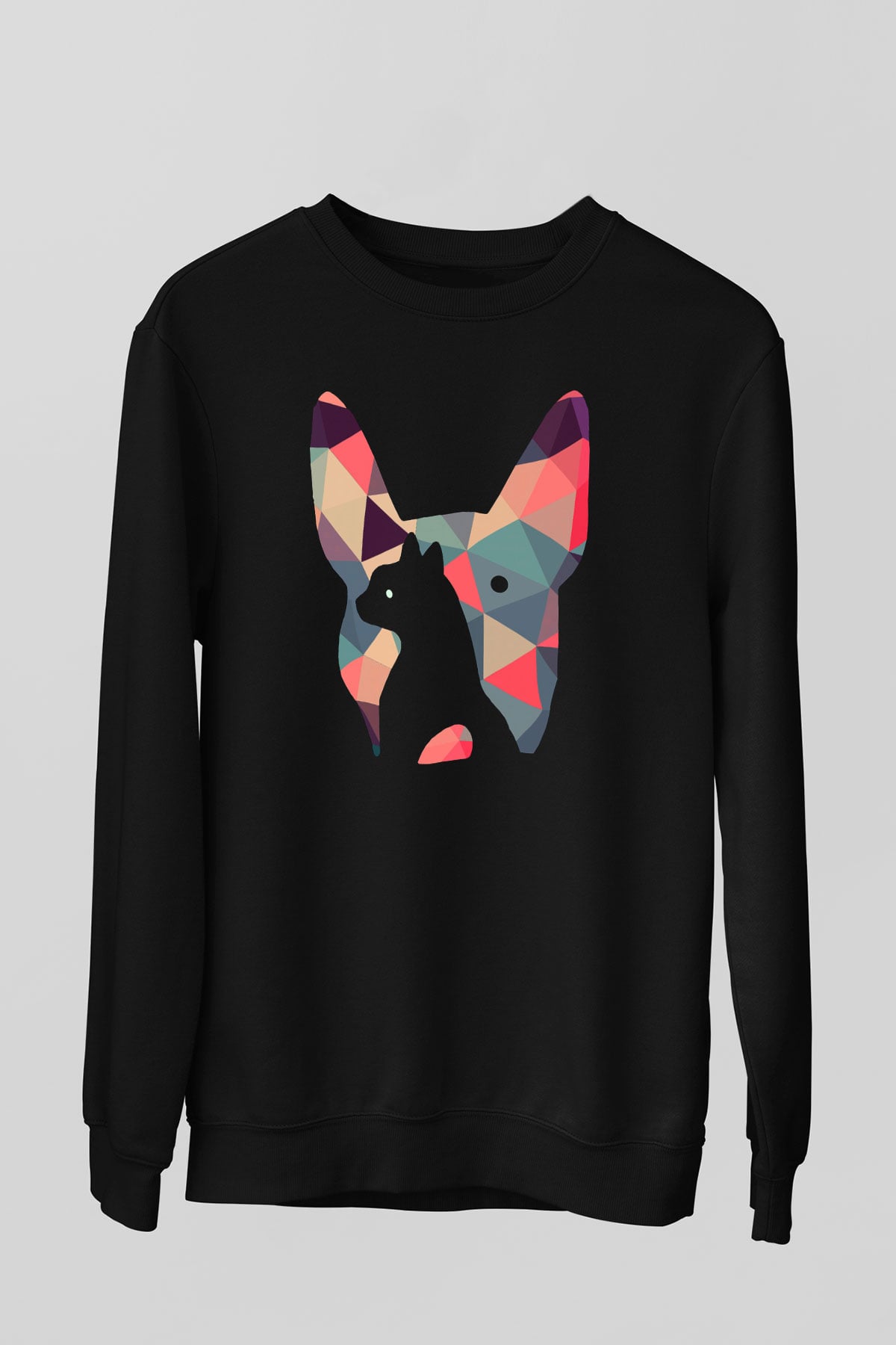 Veteriner Siyah Unisex Sweatshirt