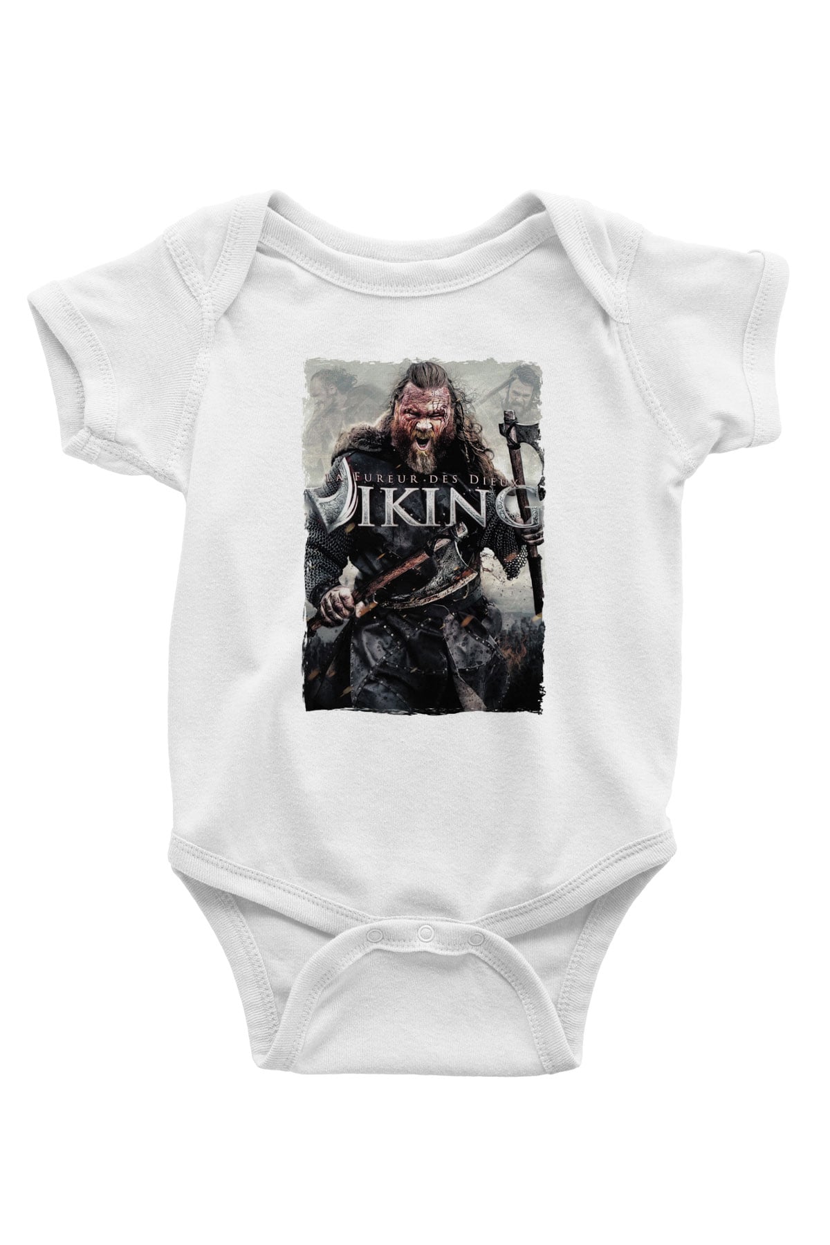 Vikings Beyaz Bebek Body - Zıbın
