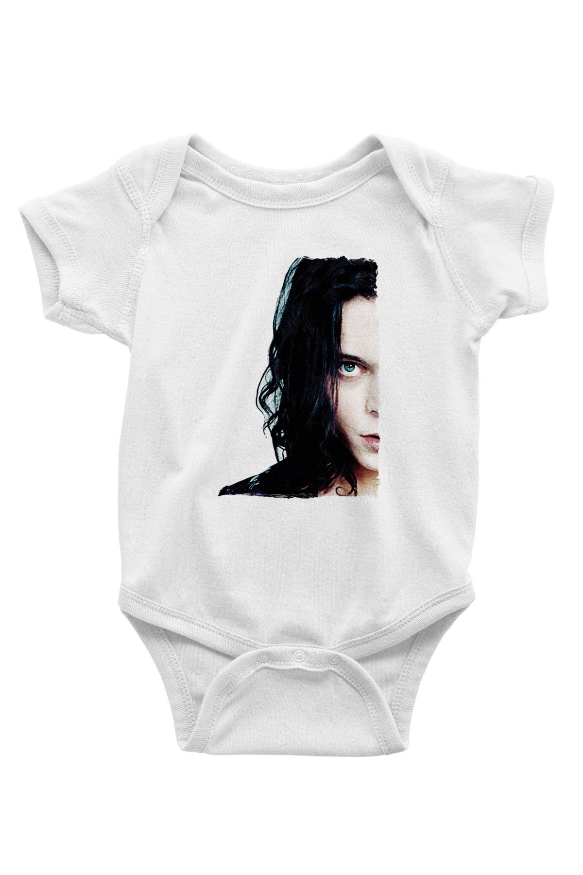 Ville Valo Baskılı Beyaz Unisex Bebek Body - Zıbın
